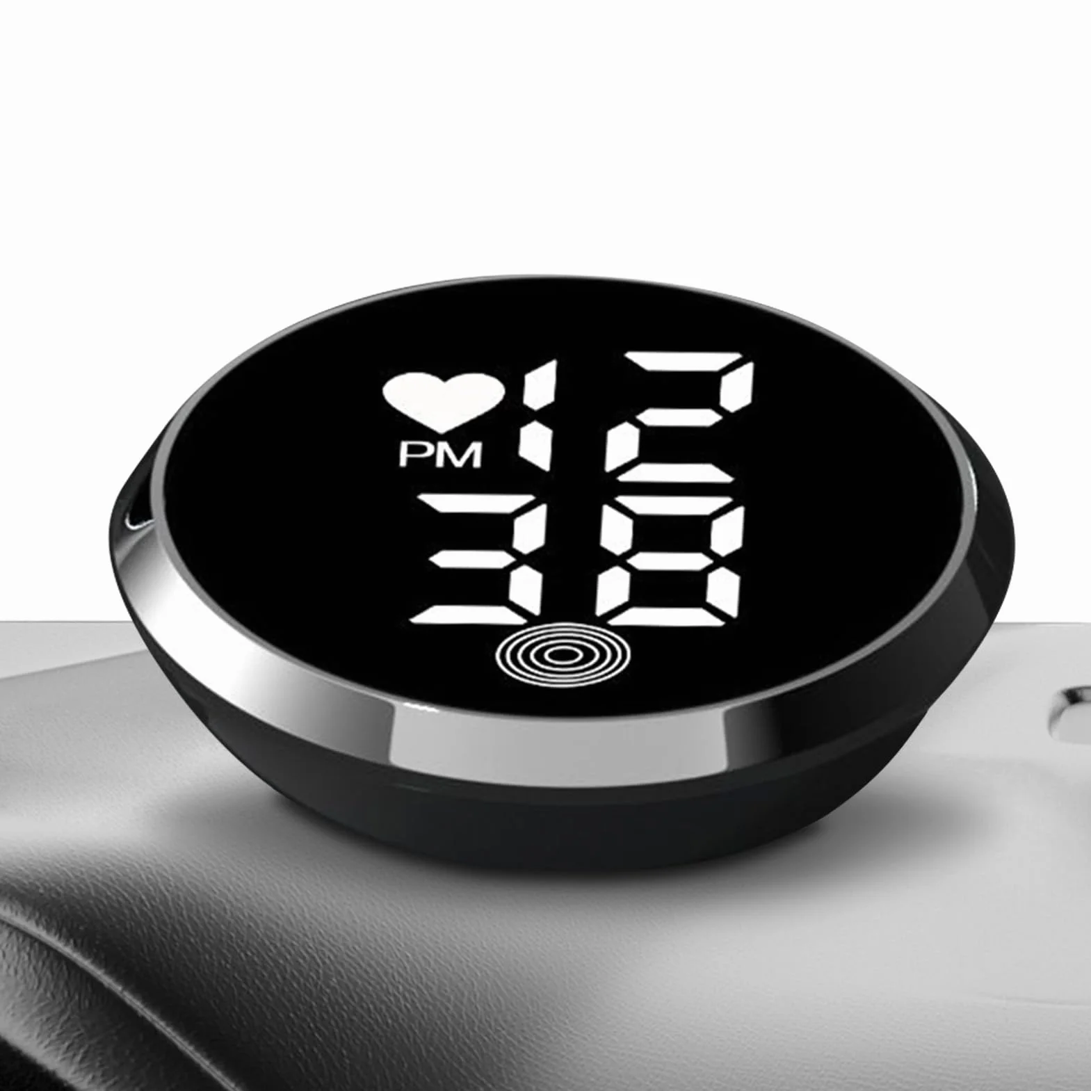 Orologi Da Cruscotto Per Veicoli | Orologio Digitale Adesivo Per Motocicli,Display LED Orologio Adesivo Per Autocarro Bicicletta Ventilazione Cruscotto