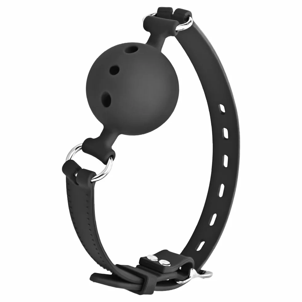 Bocca traspirante Gag Silicone SM Sex Toy BDSM Fetish Bondage