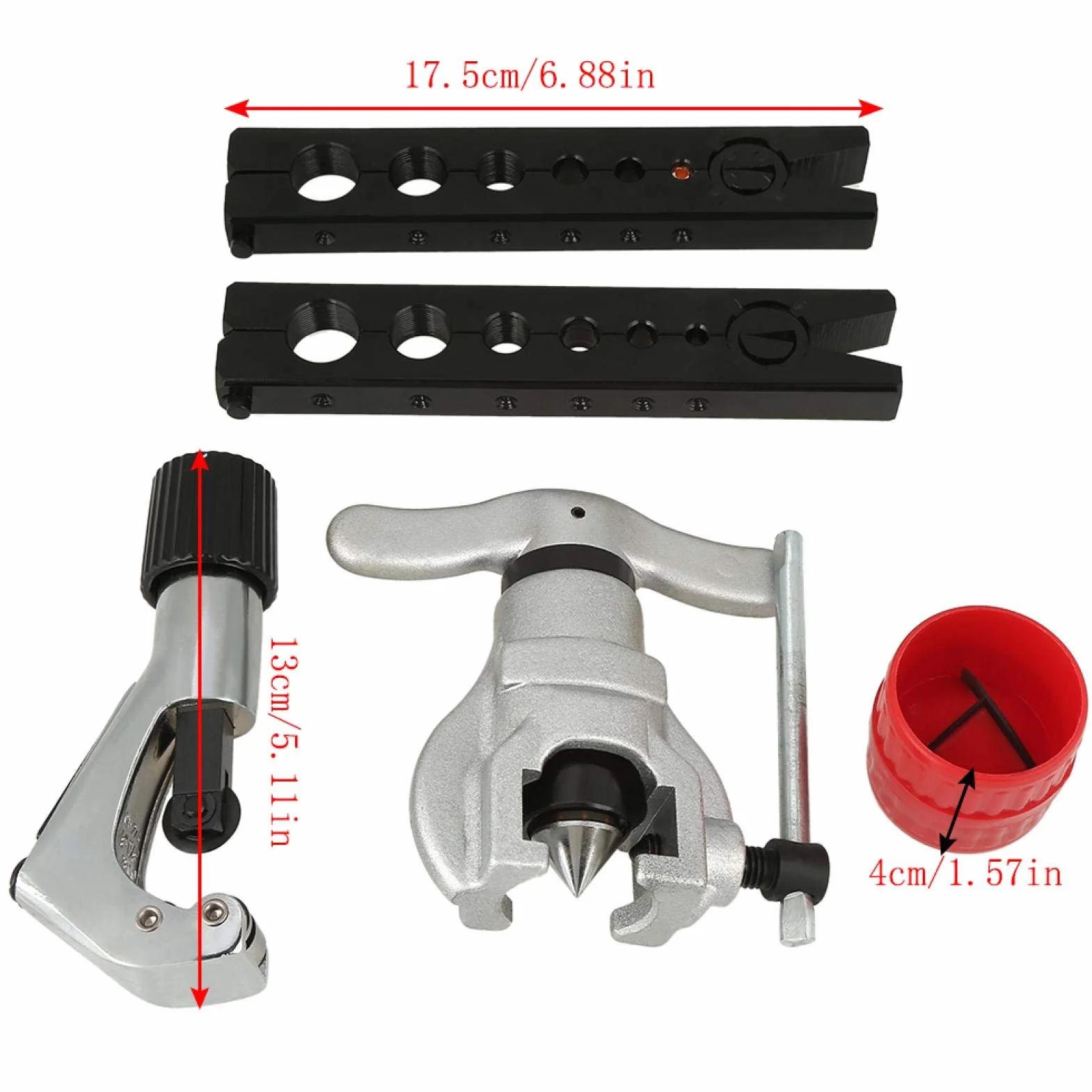 Set di Svasatura per Tubi in Alluminio 1/4-3/4 Pollice Eccentrico