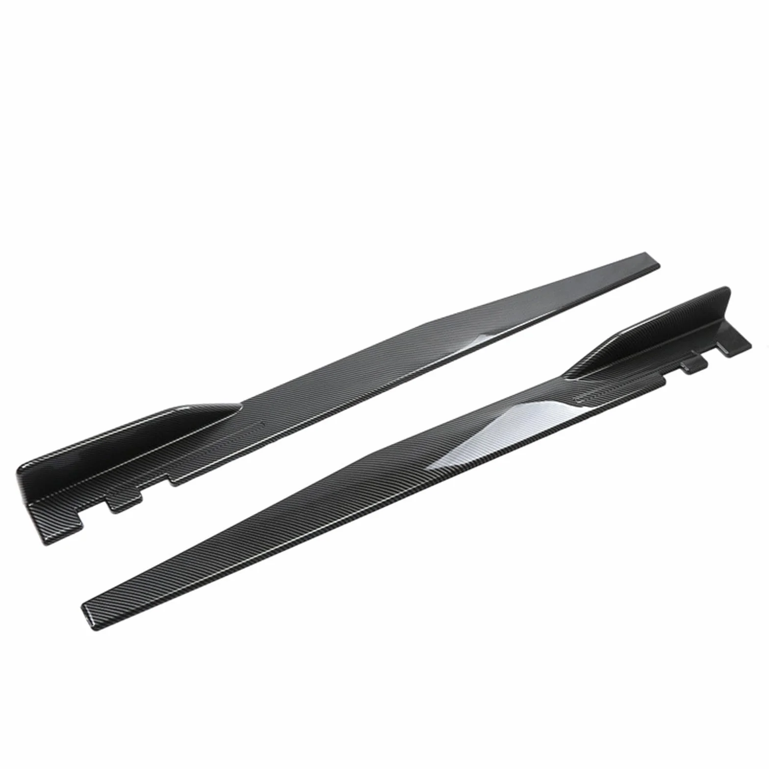 Minigonne Laterali per Chery Omoda 5 2022 2023 2024 2025, Auto Alettoni Laterale Estensione Diffusore AntiGraffio Accessori Auto,Bright Carbon Fiber