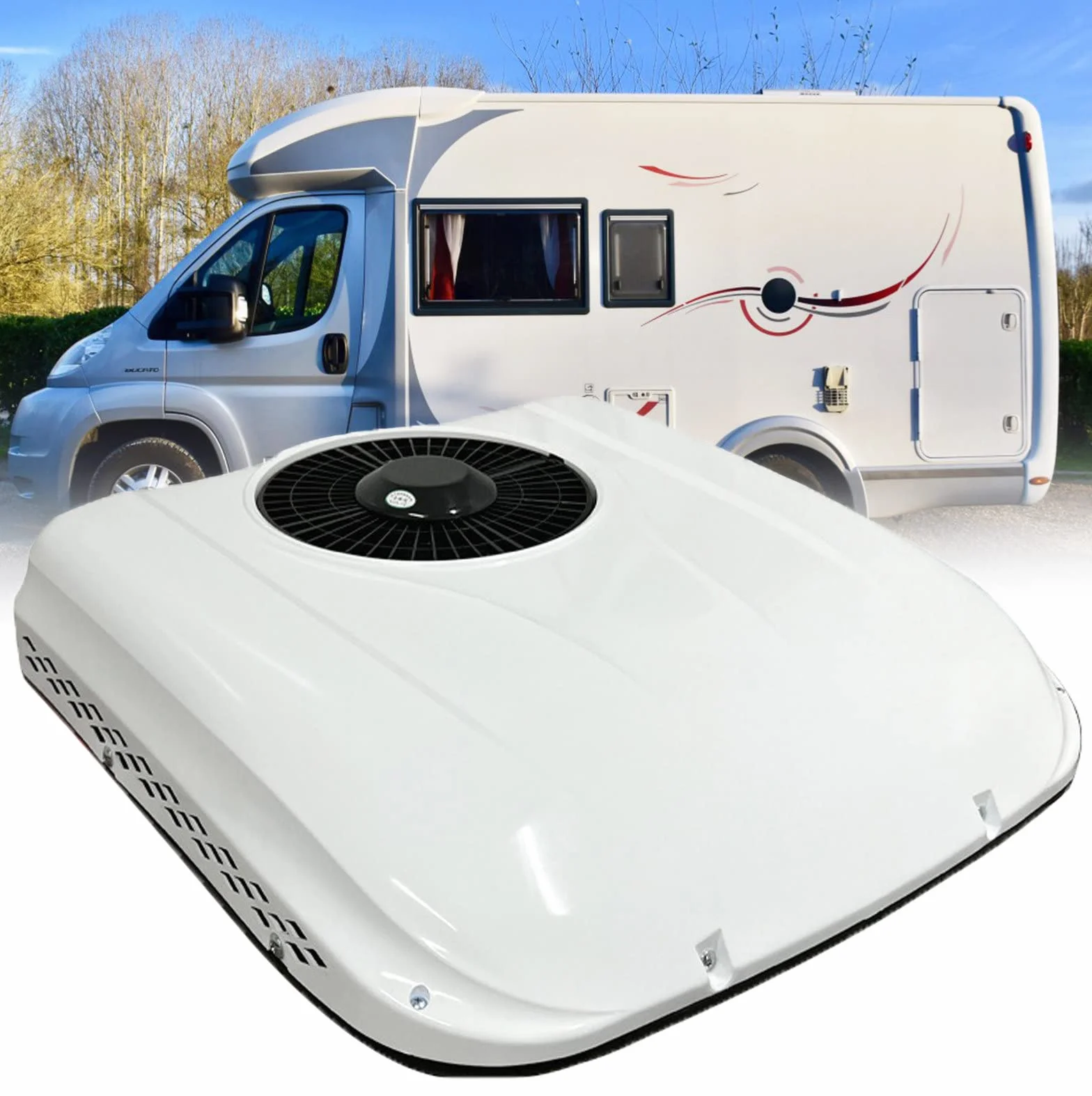 Condizionatore d'aria per tetto auto 12 V DC per camper camion trattori