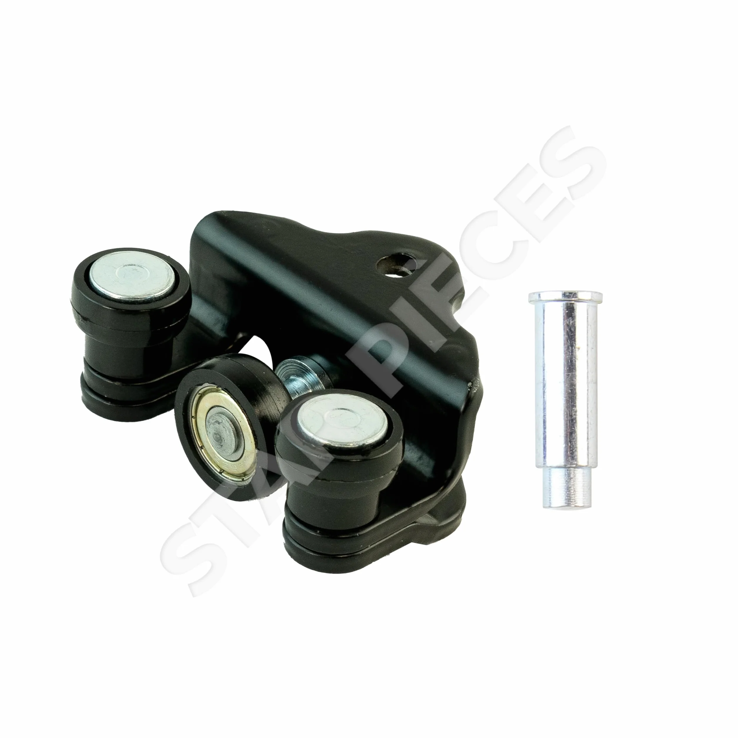 Kit ruota porta laterale compatibile per Citroen Jumpy 2, Scudo 2 e Peugeot Expert 2 (2007-2016) guida a rullo per porta scorrevole