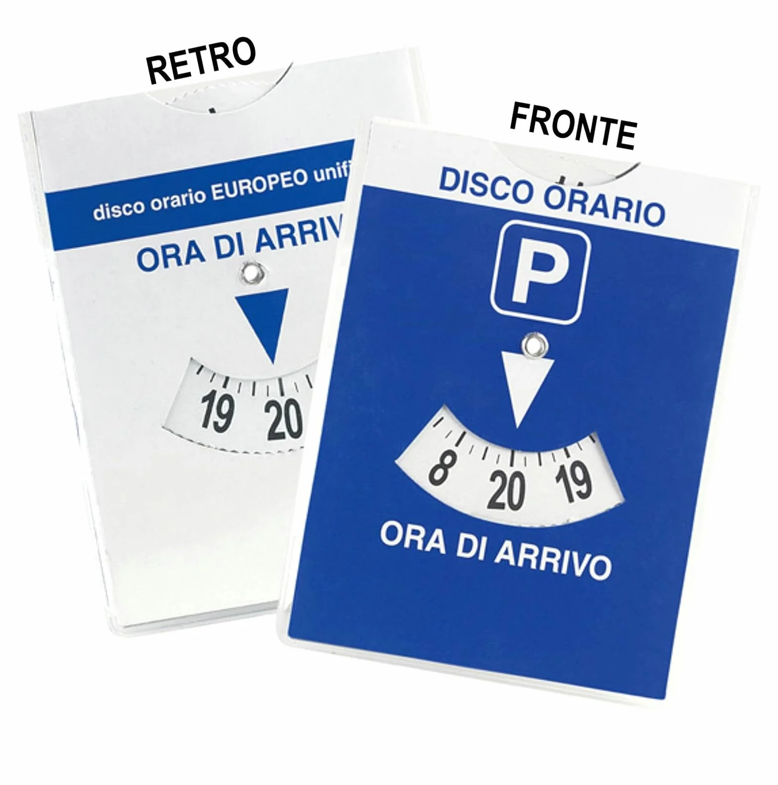 Disco Orario Parcheggio Europeo Unificato 8-20 14.8 x 11.5 cm