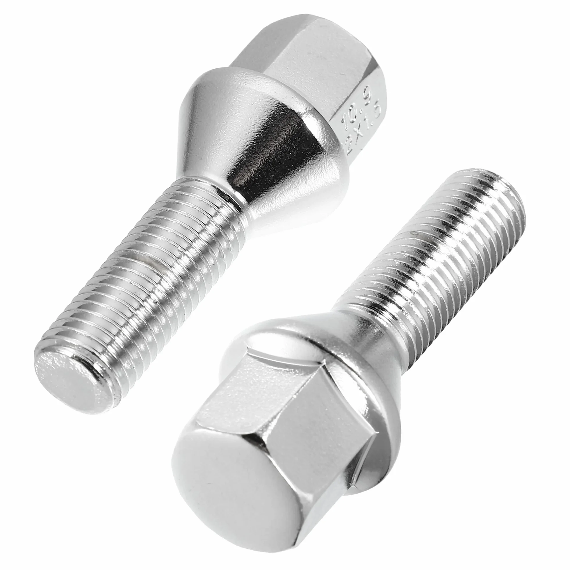 QUARKZMAN M12 x 1.5 Ruota Bulloni Conicità 60° Bulloni Capocorda Dadi Ruota Borchie Set 8pz