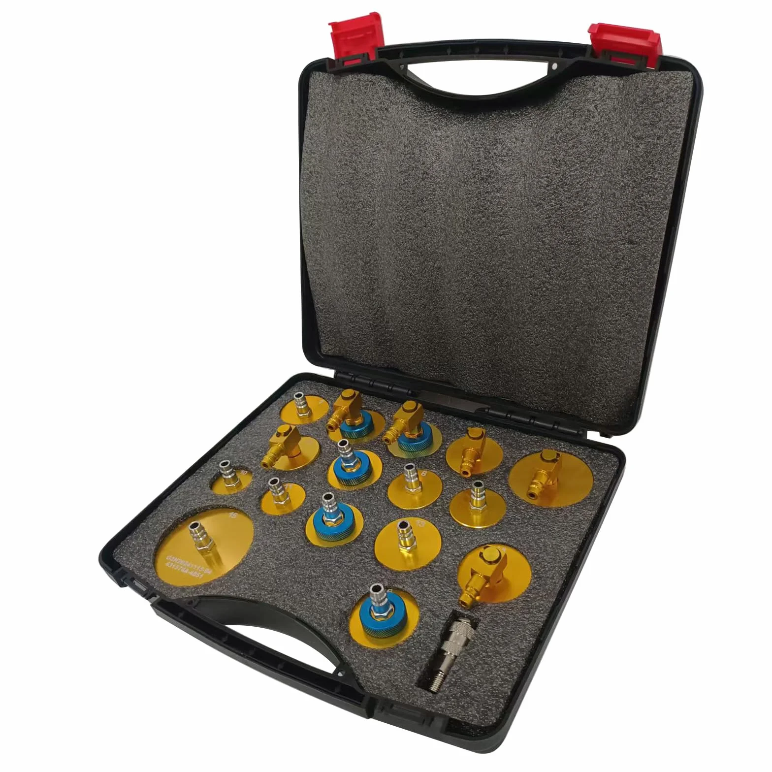 Adattatore per Spurgo Freni 17 Pezzi con Snodo Rapido Oro