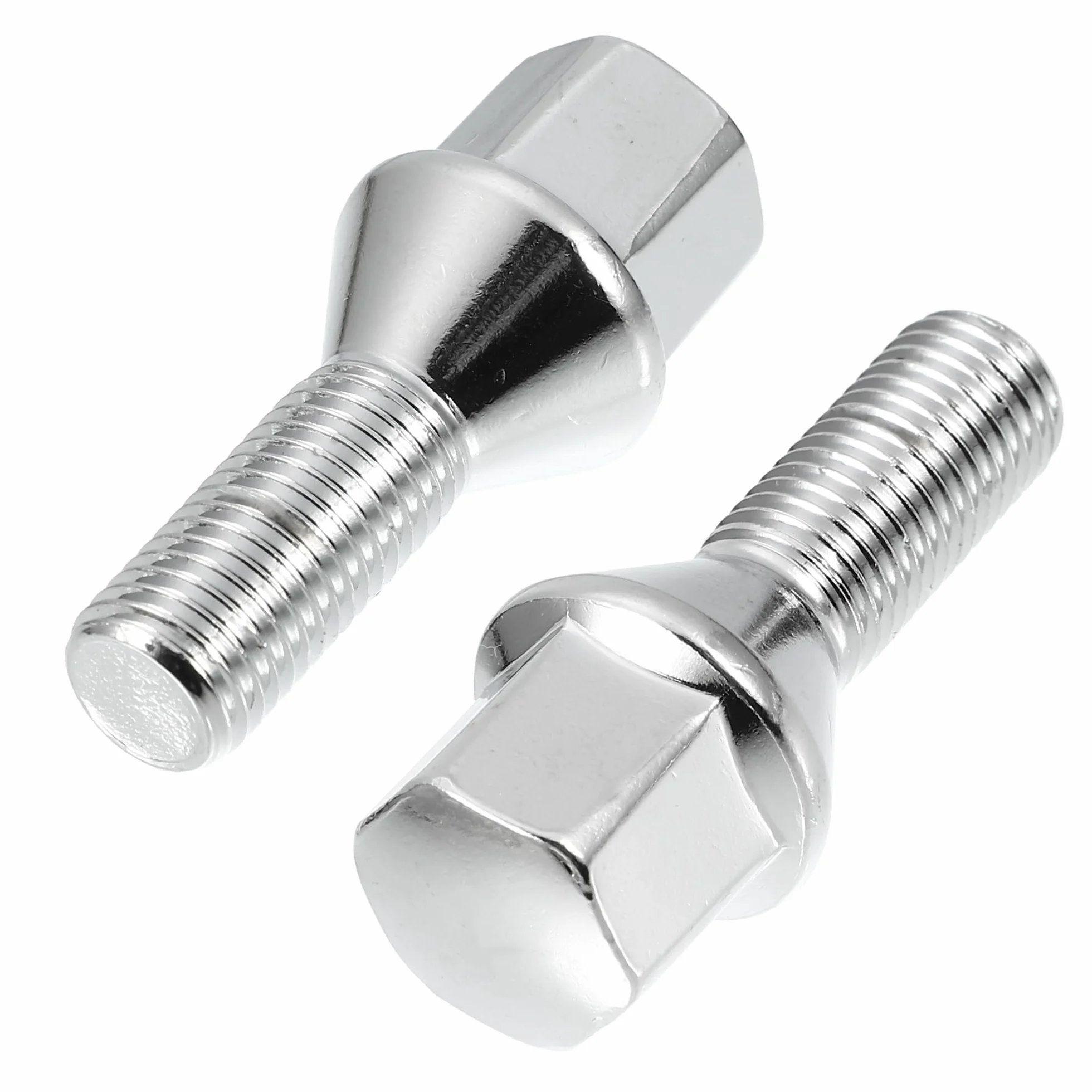 QUARKZMAN M12 x 1.5 Ruota Bulloni Conicità 60° Cromo Ruota Borchie Set 8pz