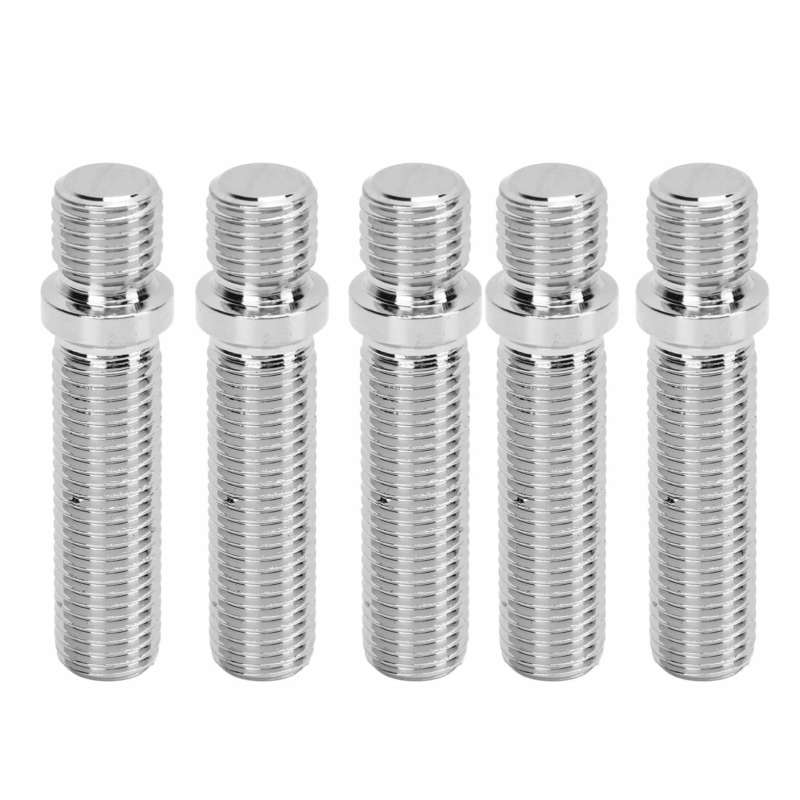 Conversione Perno Ruota Estesa, 20 Pezzi Perno di Conversione Ruota Esteso 58 Mm Lunghezza 41 Mm Bulloni Gambo Vite Prigioniera Acciaio Forgiato a Freddo per Auto(M12x1.25 to M12x1.5)