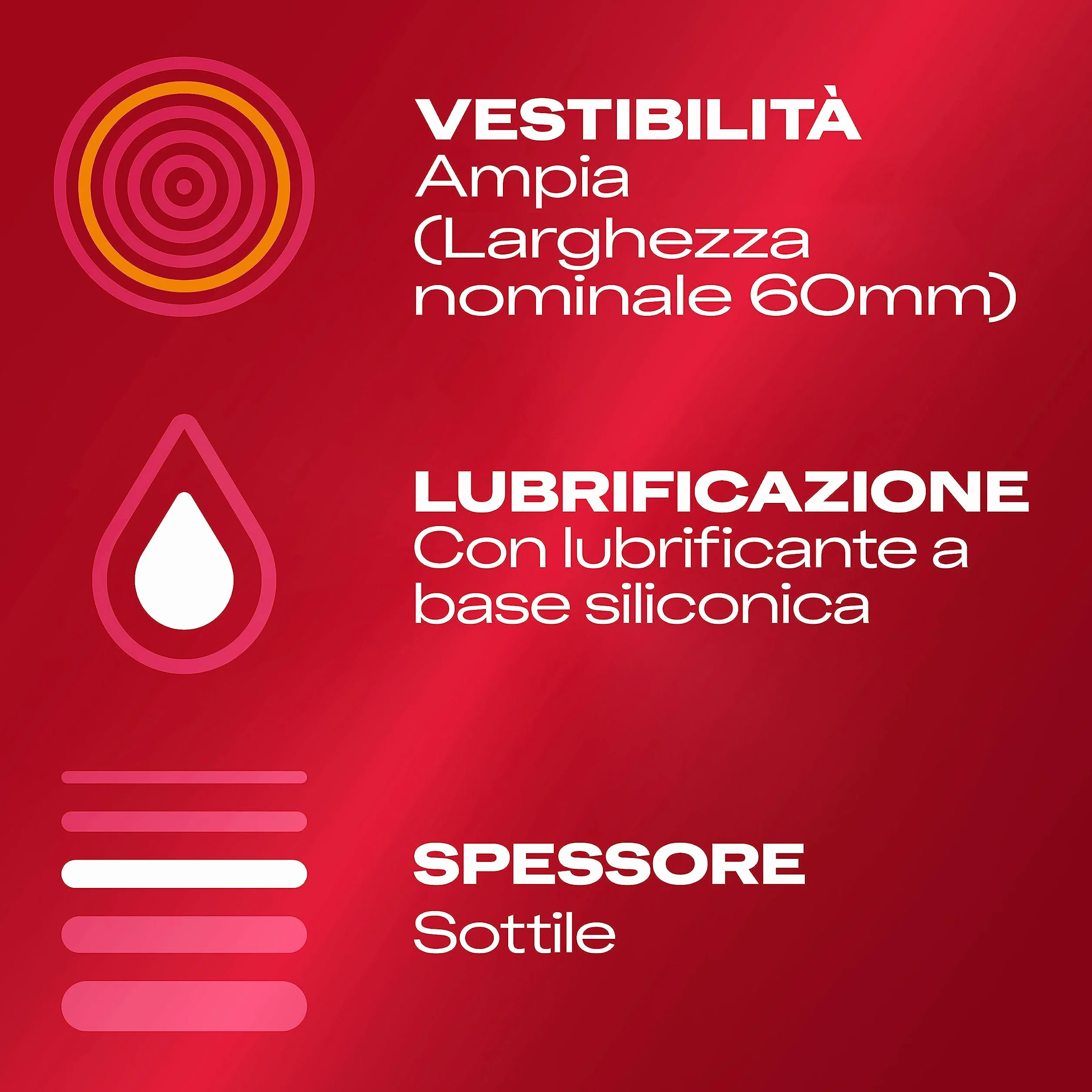 Durex SuperSottile XL Preservativi Ultra Sottili Extra-Large 10 Profilattici