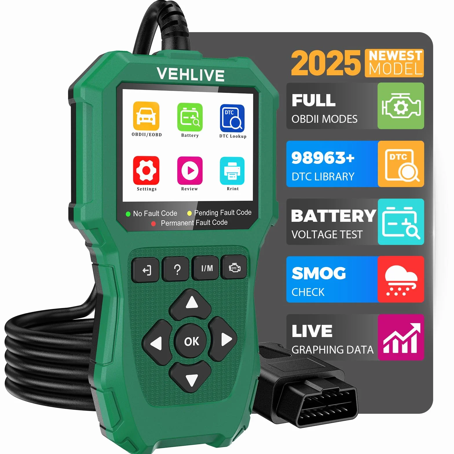 OBD2 Scanner diagnostico per moto, lettore codici errore compatibile Yamaha Honda Kawasaki