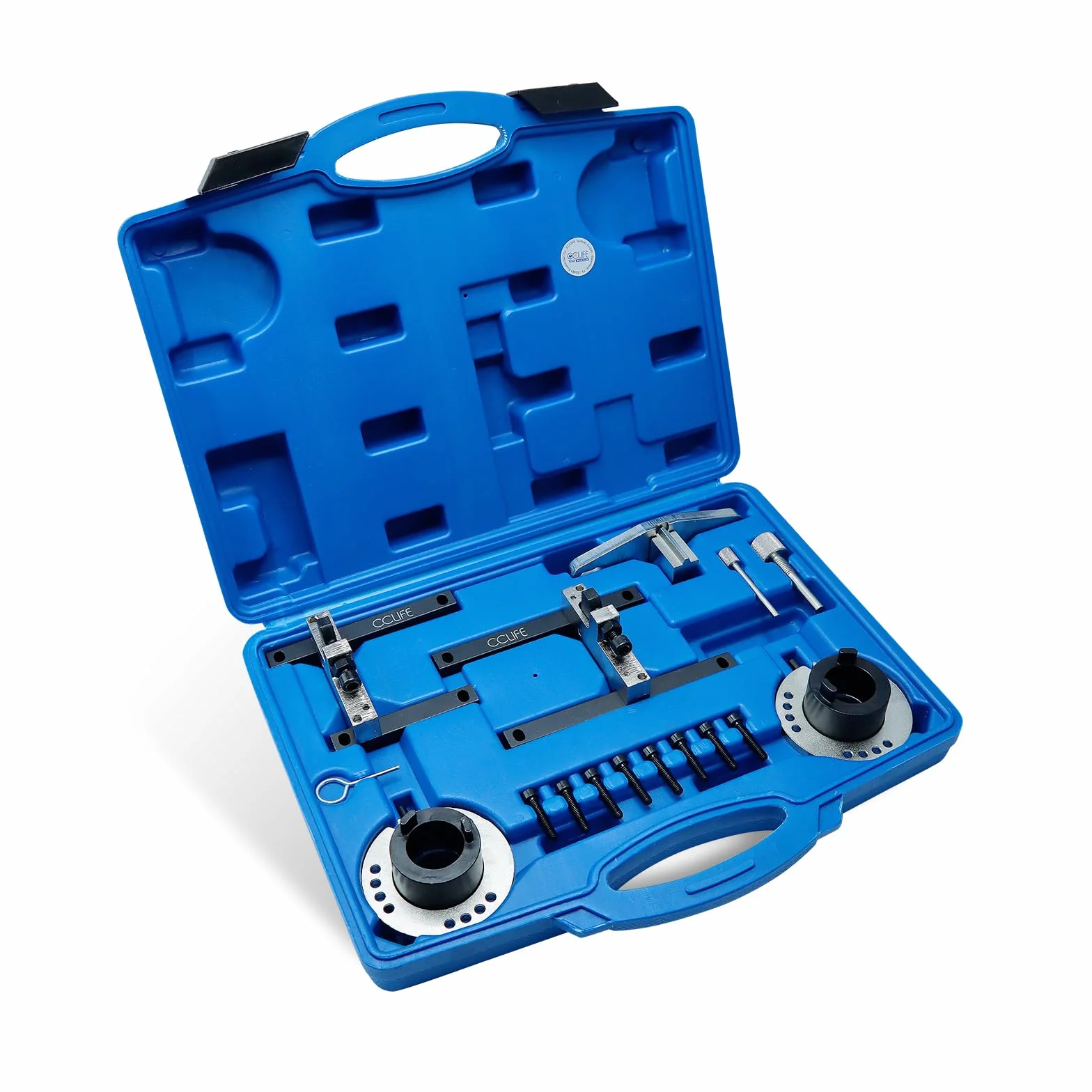 CCLIFE Set attrezzi fasatura motore per Compatibile con Ford 1.0 EcoBoost Kit distribuzione e albero a camme Compatibile con Fiesta, Focus, B-MAX, EcoSport