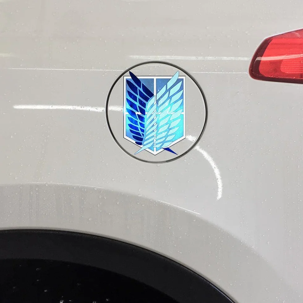 5.1 '' per attacco su Titan Wings of Liberty adesivi per auto Graffiti decalcomania divertente auto Assessoires moto paraurti adesivo
