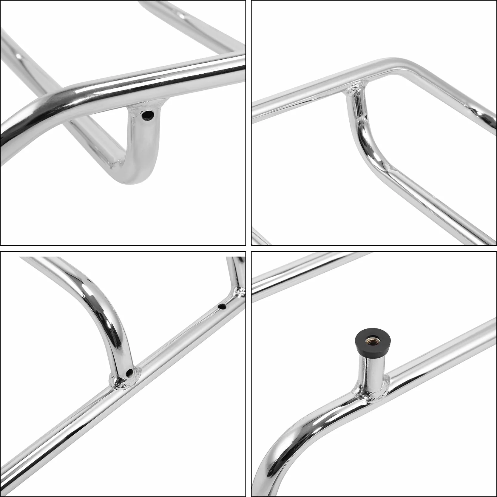 TCMT Tour Binario Portapacchi Cromo Adatto per Harley Touring Electra Street Road Glide King FLH FLHX FLTR 1984-2018