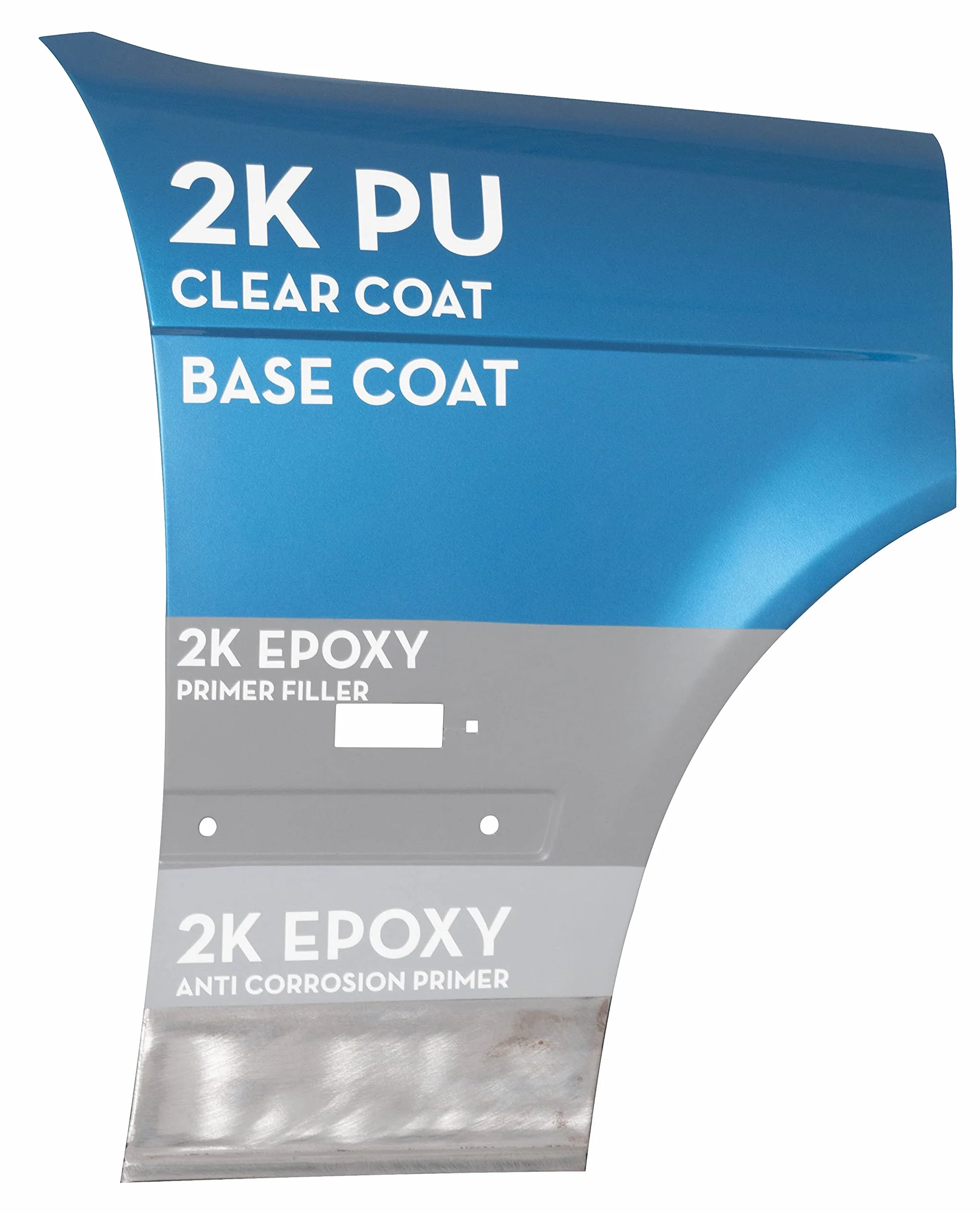 CAR-REP® 2K Epoxy Primer con Tecnologia Wise 2K, Adatto per Tutti i Tipi di Metalli, Substrati in Fibra di Carbonio, la Maggior Parte delle Materie Plastiche Automobilistiche, Spray 400ml (Nero)