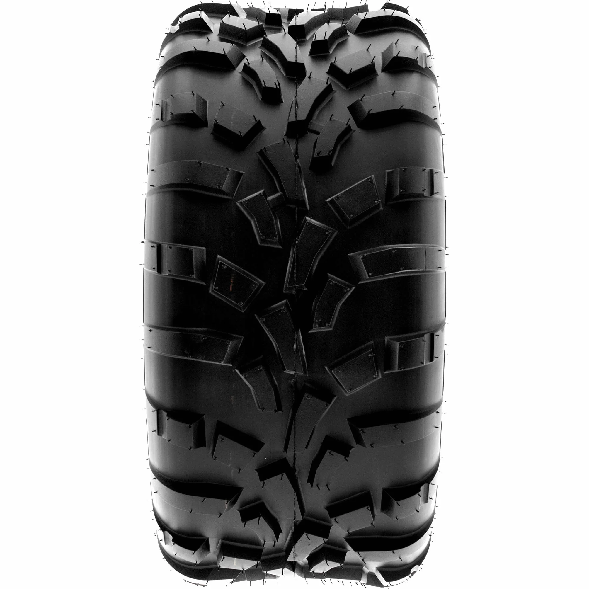 SunF A010 25x8-12 & 25x10-12 ATV UTV Quad Pneumatici fuoristrada 6PR TL 70J E4 Mark battistrada direzionali e nodosi, set di 4 pezzi