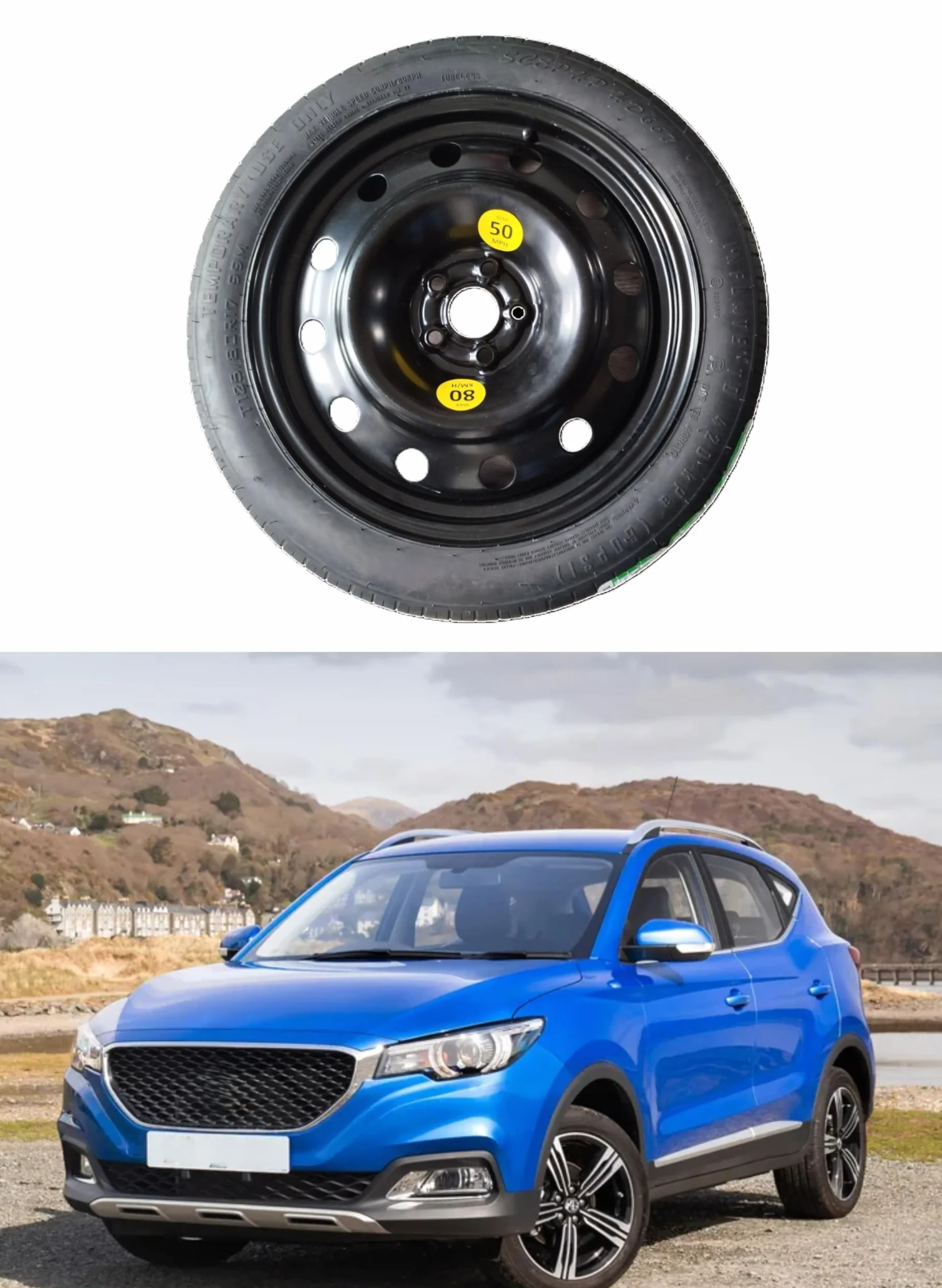 Ruotino di Scorta 17" 125/80R17 per MG ZS Benzina