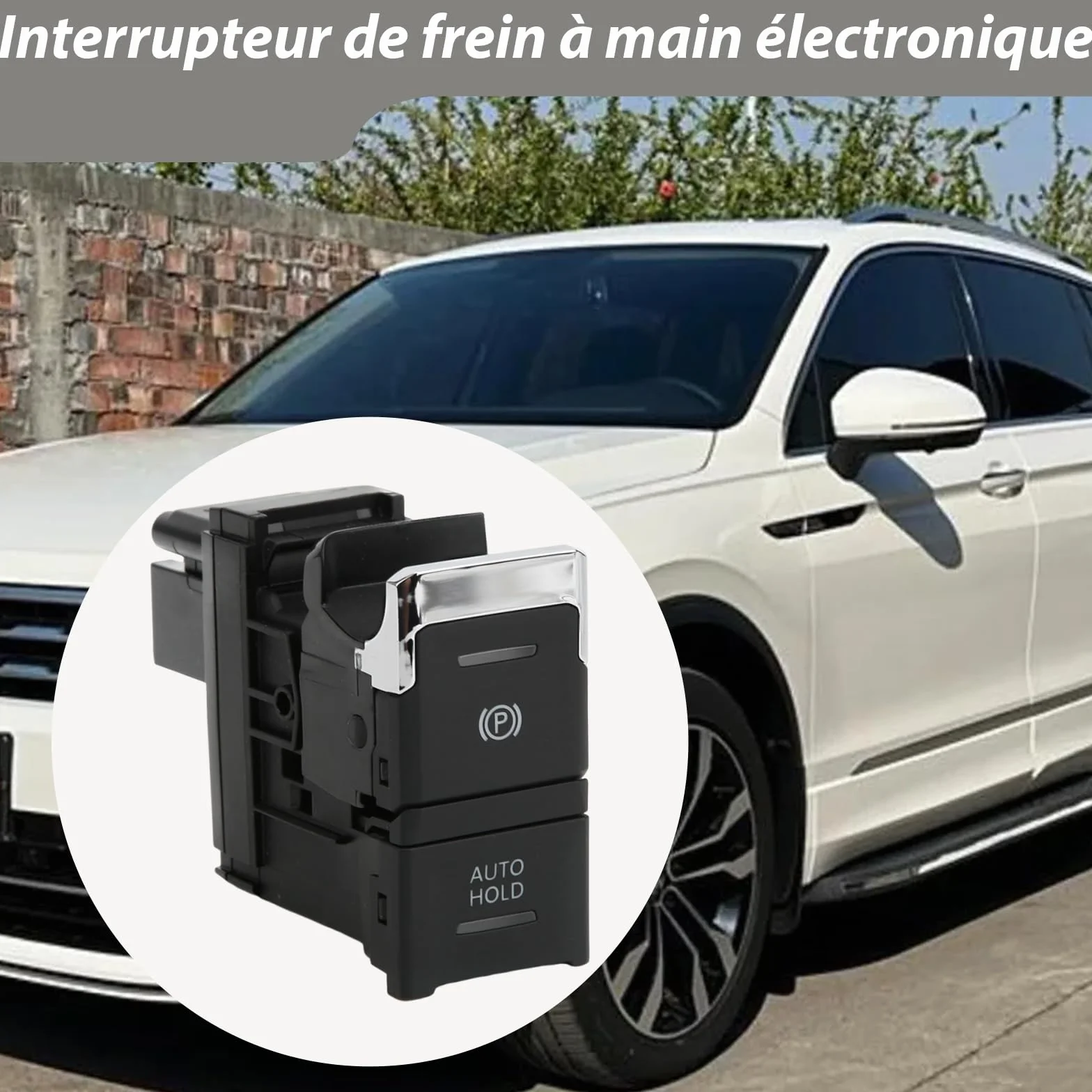 Interruttore del freno a mano elettronico, interruttore del pulsante del freno a mano del freno di stazionamento elettronico adatto per MK2 2016-2020 5NG927225