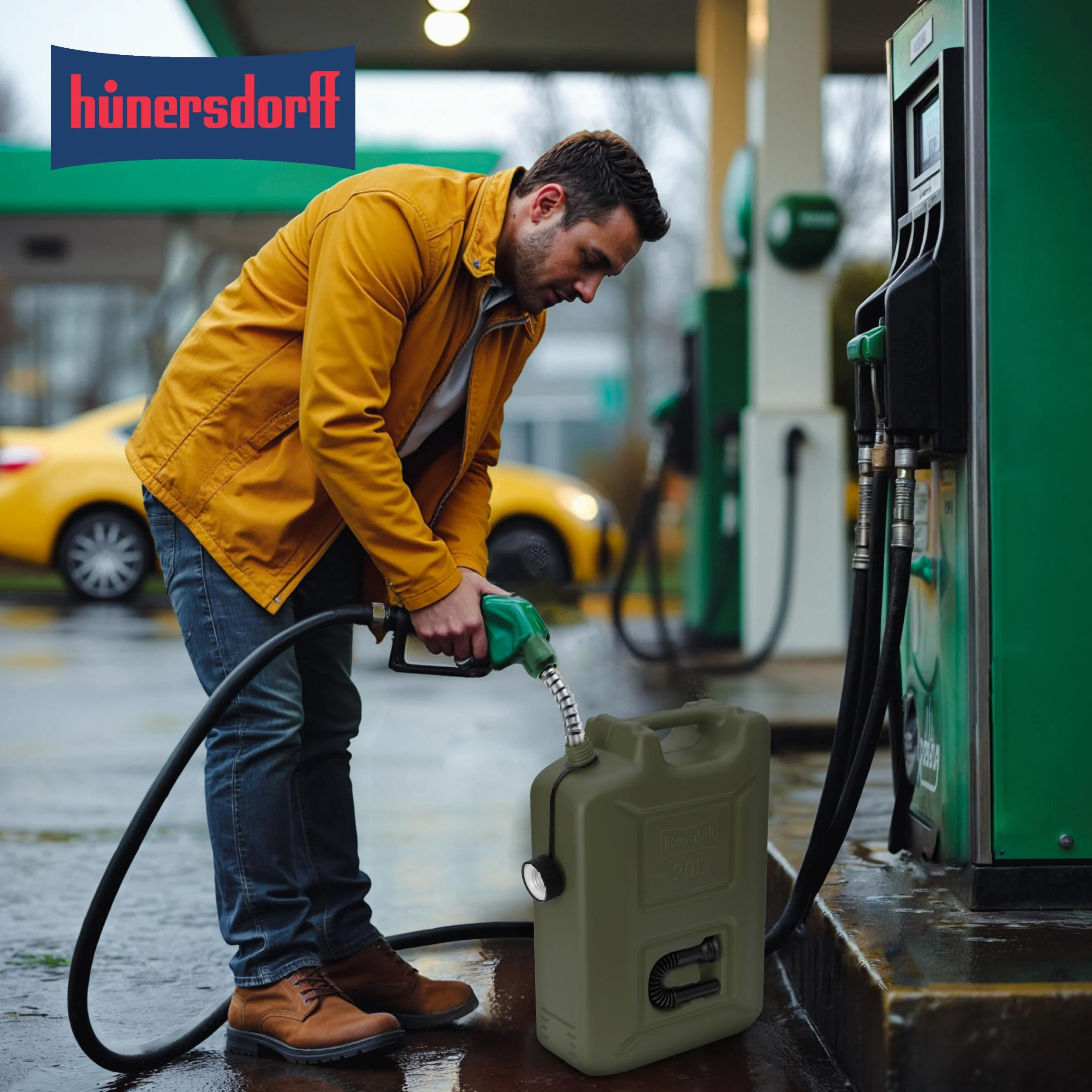 Hünersdorff Set di 3 taniche per Carburante 20 l