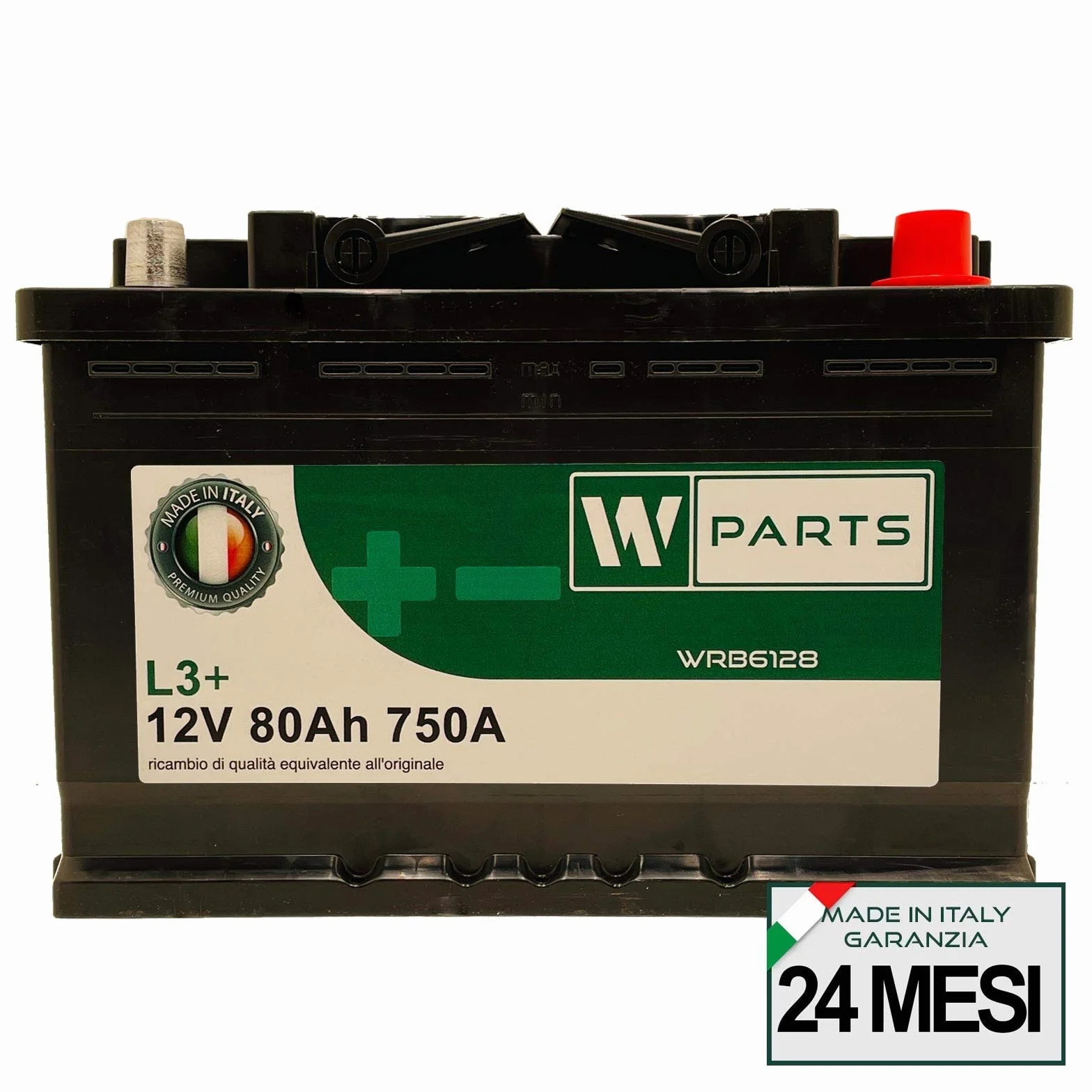 BATTERIA AUTO 80 Ah 750A 278x175x190