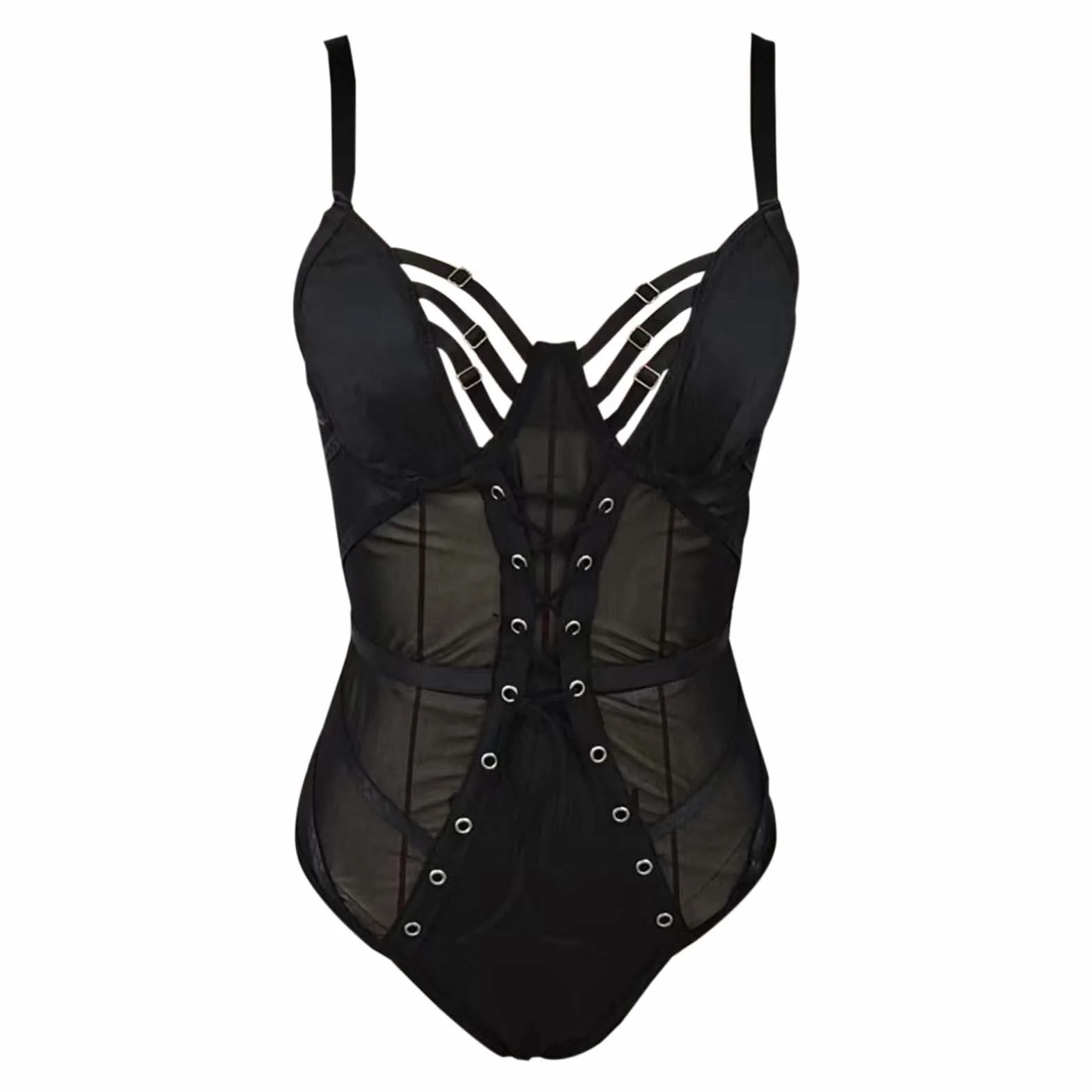 Sexydonna Hot Aperto Babydoll Lingerie Intimo Donna Biancheria Completino Sexy Curvy Body Harness Donne