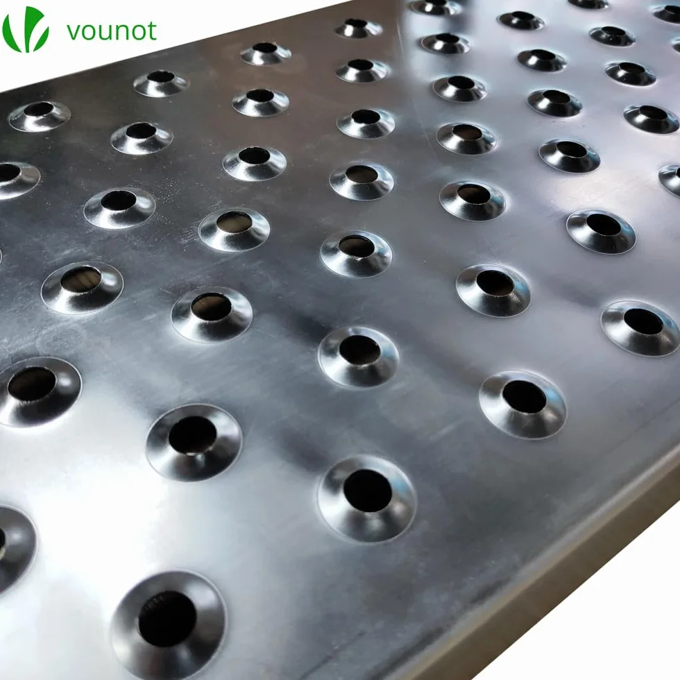 VOUNOT® Rampa di Carico in Acciaio, Due Rampe per Moto, Scooter, Quad, Trattorino, Furgone, Carrello, Carico Massimo 400 kg, 160x23 cm