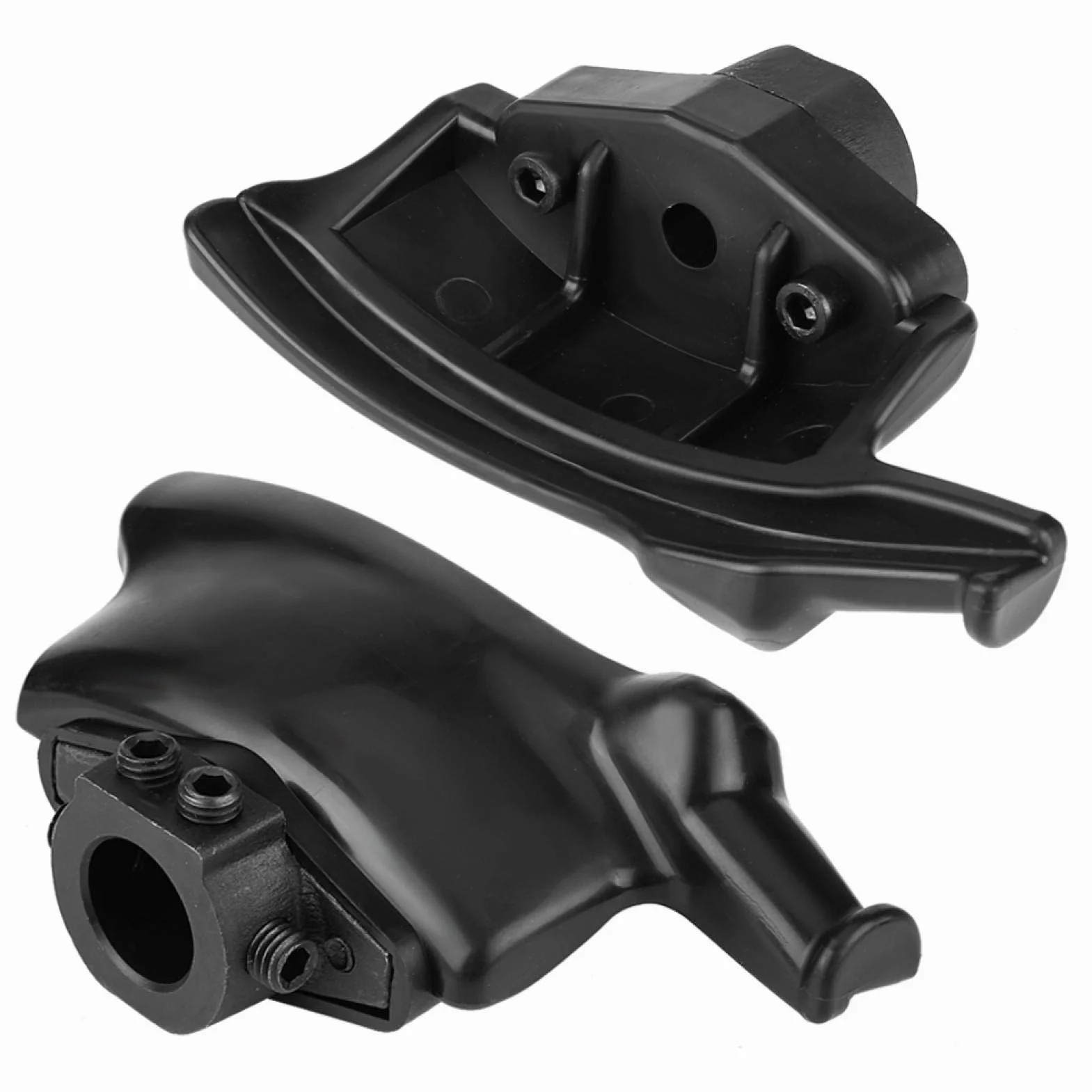 OUKENS Testa di montaggio per smontagomme nero in nylon con montaggio a testa d'anatra 28mm