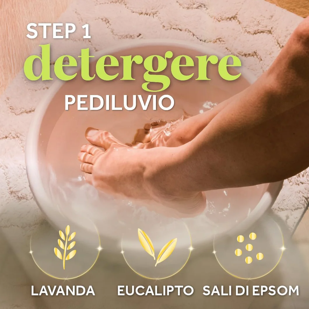 Dr. Scholl's Pedi Perfect Kit Pedicure Completo, Trattamento Piedi Secchi, Pediluvio, Pietra Pomice, Maschera e Crema idratante