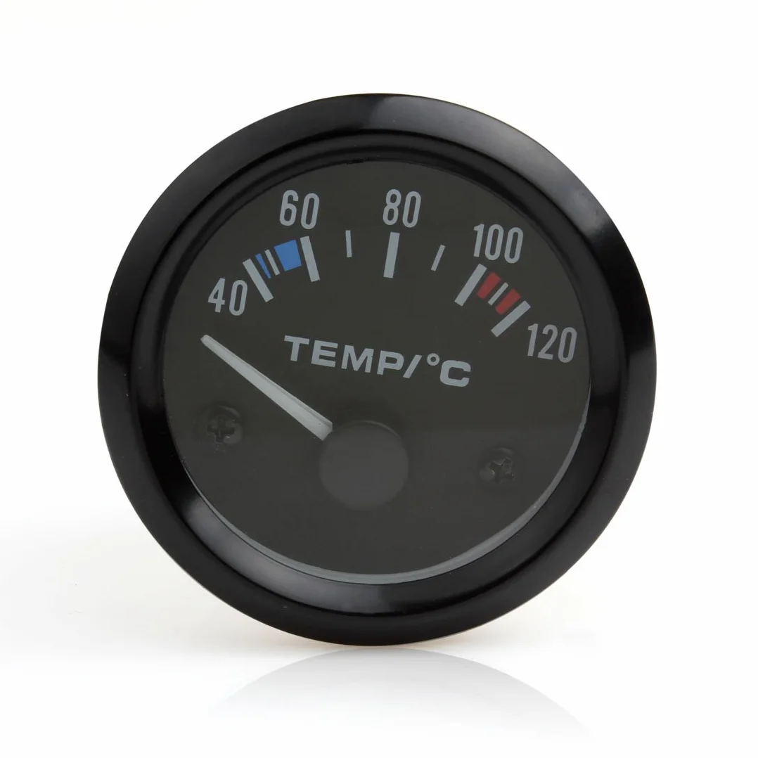 Misuratore Temperatura Acqua Automobile 12 V LED Bianco 40-120 Gradi