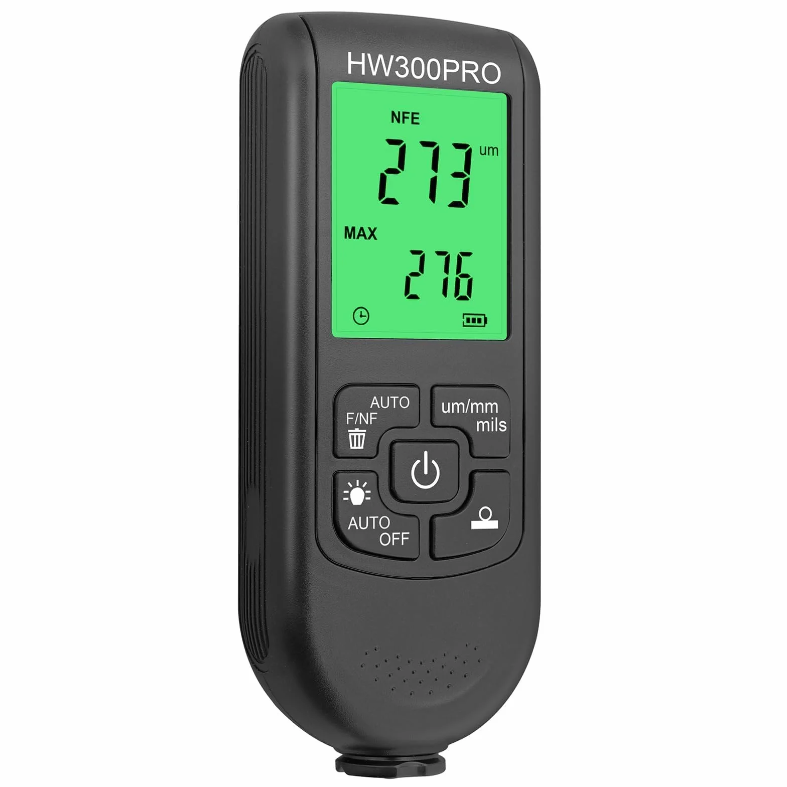 Spessimetro Vernice Auto 0-2000um, Misuratore Spessore Coating per Metalli FE/NFE, 3 Unità μm/mm/mil, Display Retroilluminato, 50 Dati, Alta Precisione per Auto Industria Officina