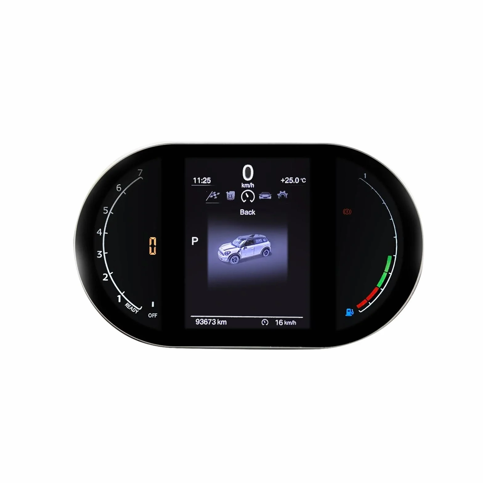 Cruscotto digitale compatibile con BMW Mini Serie F F54 F55 F56 F57 F60 2014-2023 Tachimetro LCD Cluster Pannello strumenti