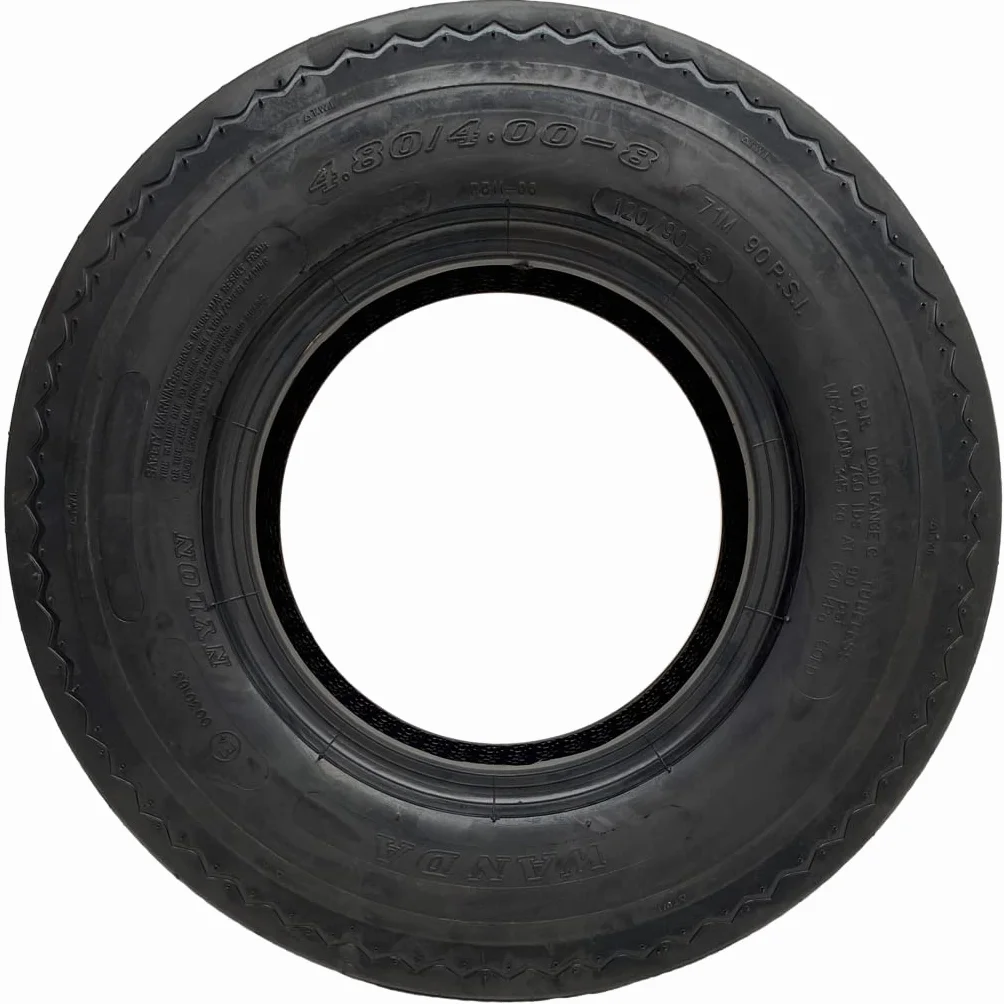 Wanda 4.80/4.00-8 Set di 2 pneumatici per rimorchio 6 strati ad alta velocità omologati E