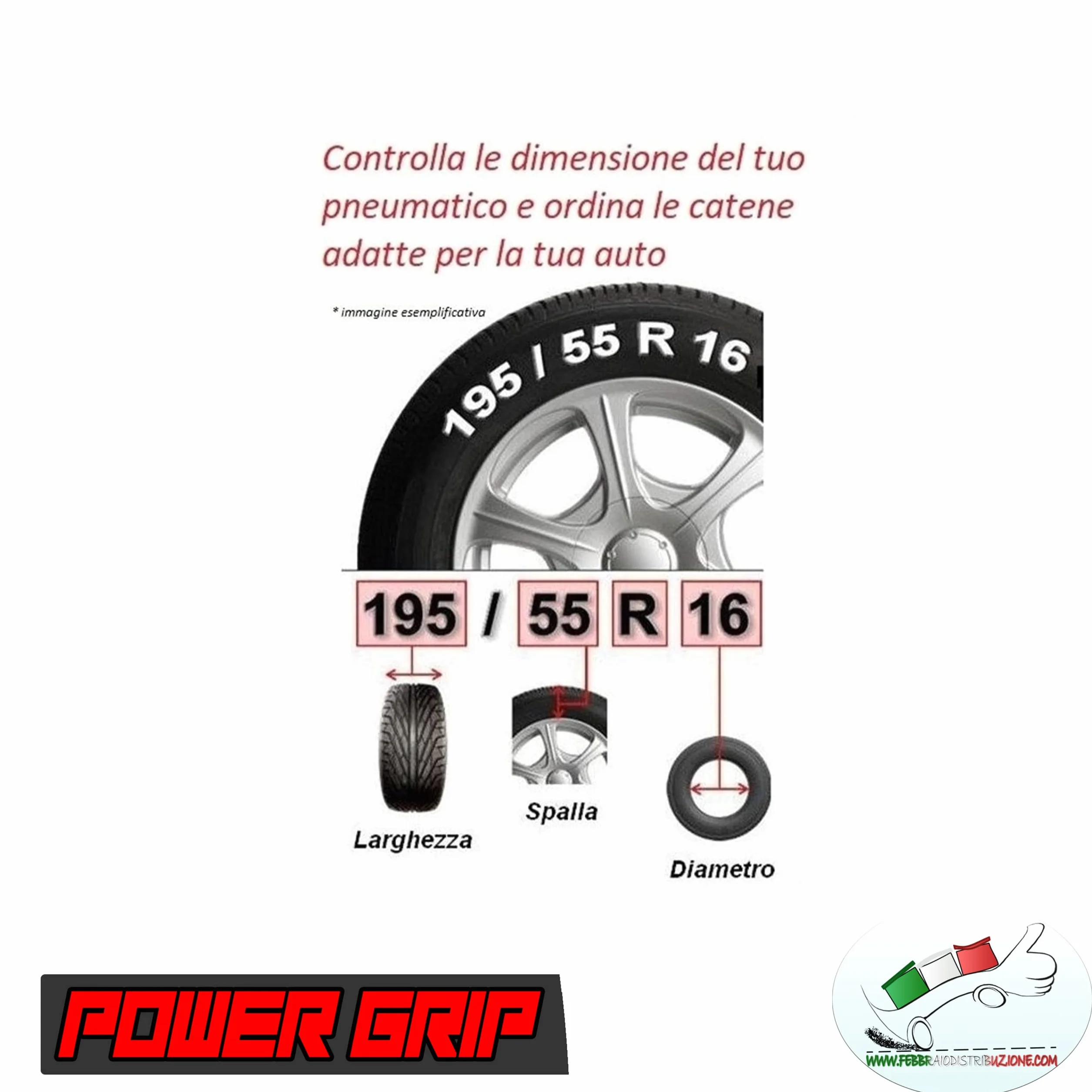 Catene da Neve 9mm Omologate TÜV GS Onorm Gruppo 140 Acciaio Montaggio Facile