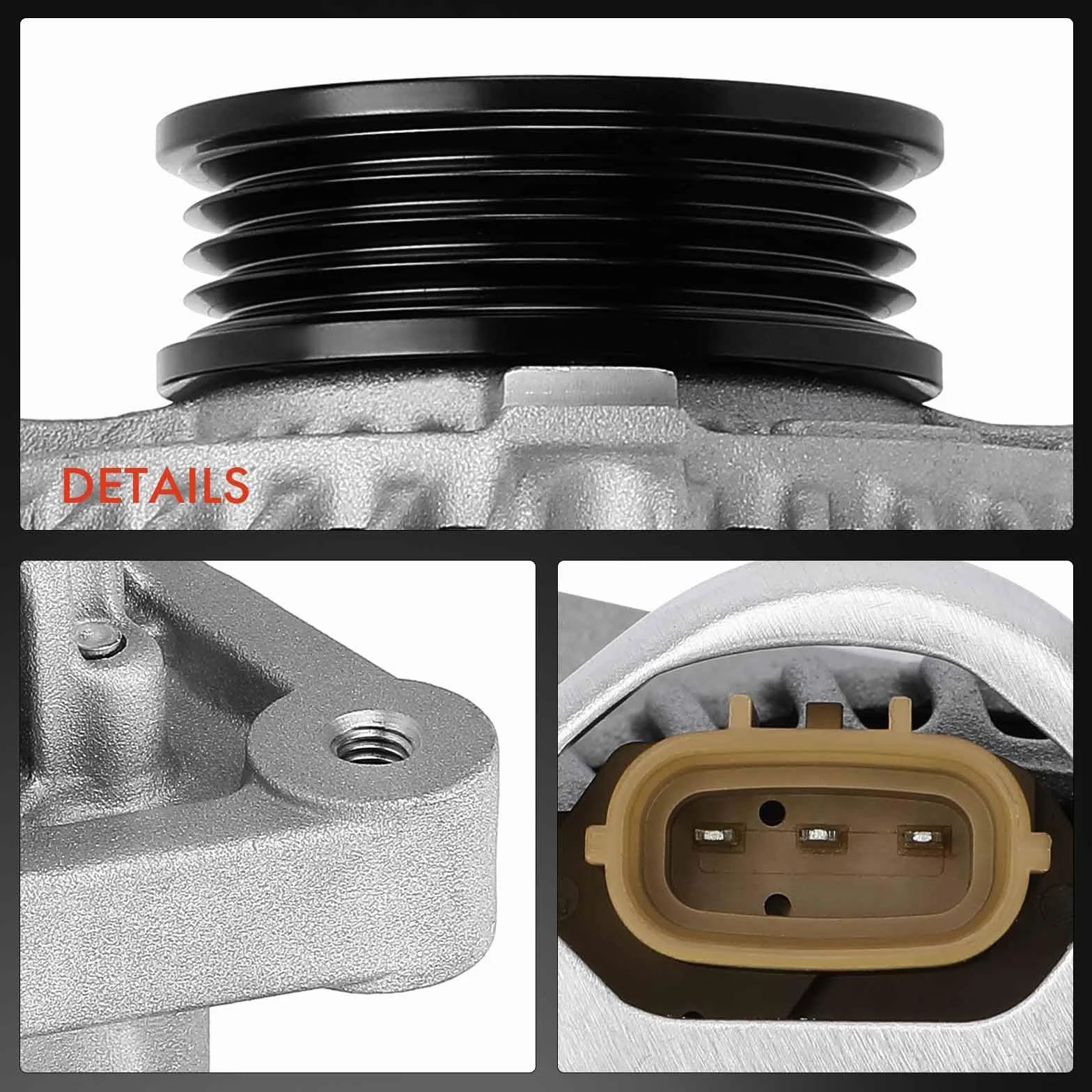 Frankberg Alternatore Generatore a Magneti Generatore Sincrono a Magneti 3-Poli con puleggia a V Compatibile con Yaris NCP1 NLP1 SCP1 1.0L 1999-2002 Replace# 27060-23030