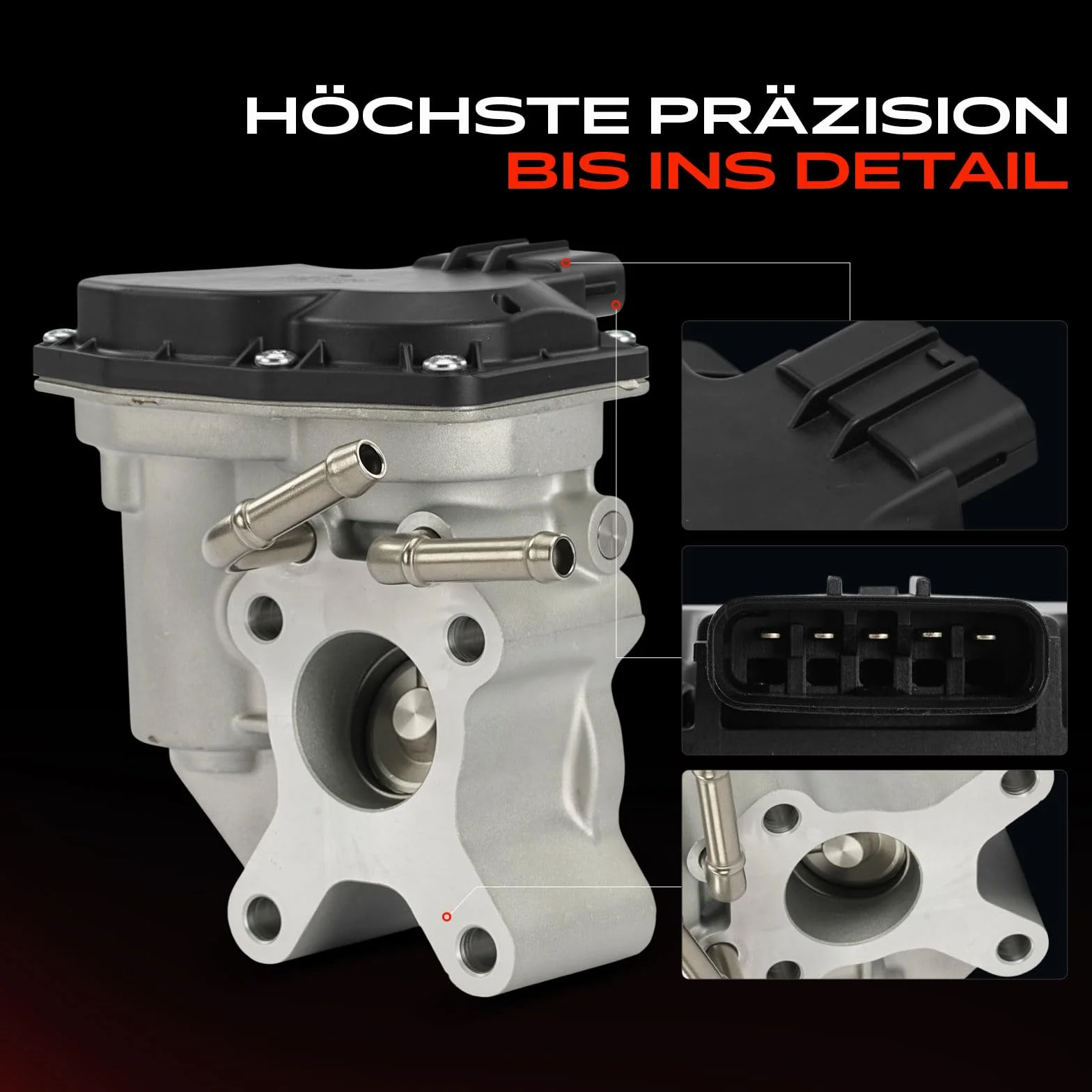 Frankberg Tubazione Valvola AGR Diesel Compatibile con Pathfindel III R51 NP300 Navara D40 NT400 Cabstar F24M Cabstar F24M F24W NP300 Pick-up D22 Replace# 147105X00D