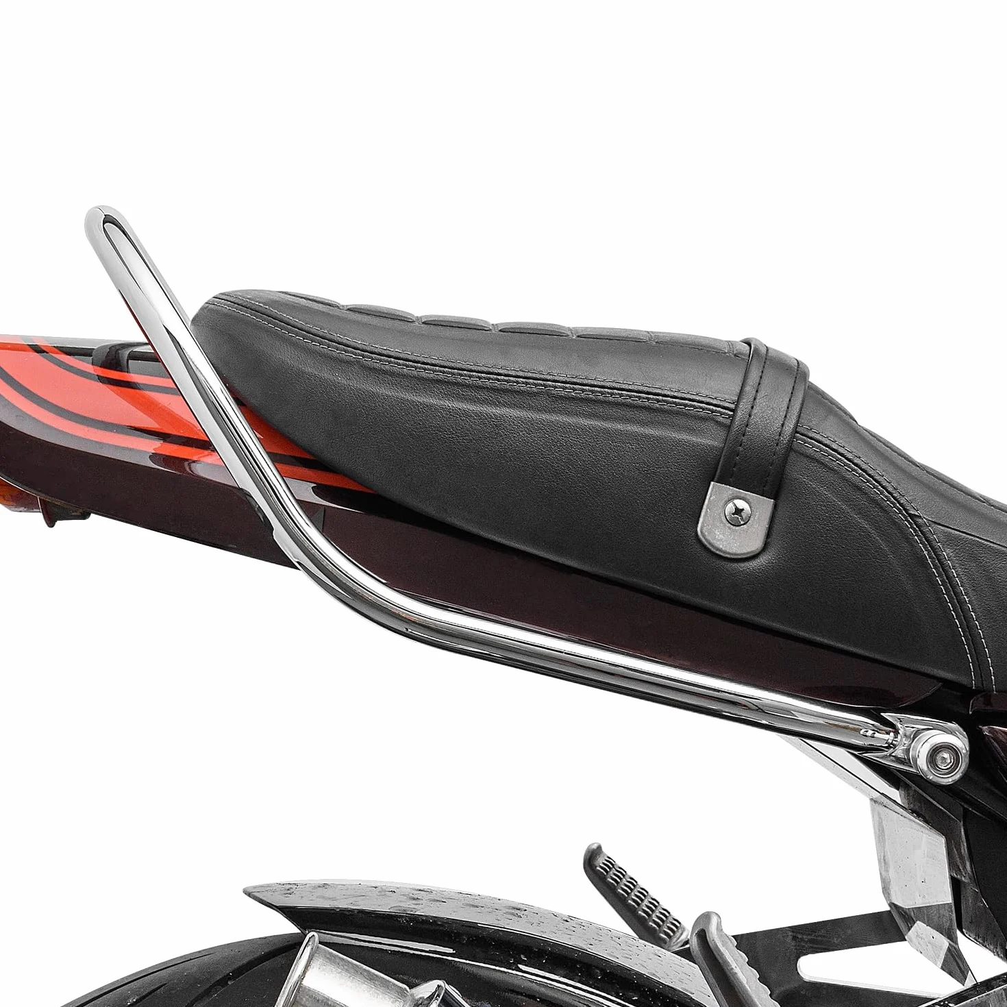 Maniglioni per Mano Posteriore per Passeggero per Moto, Manubrio in Acciaio Compatibile con Z900RS Z 900 RS 2018-2025 (Cromato)