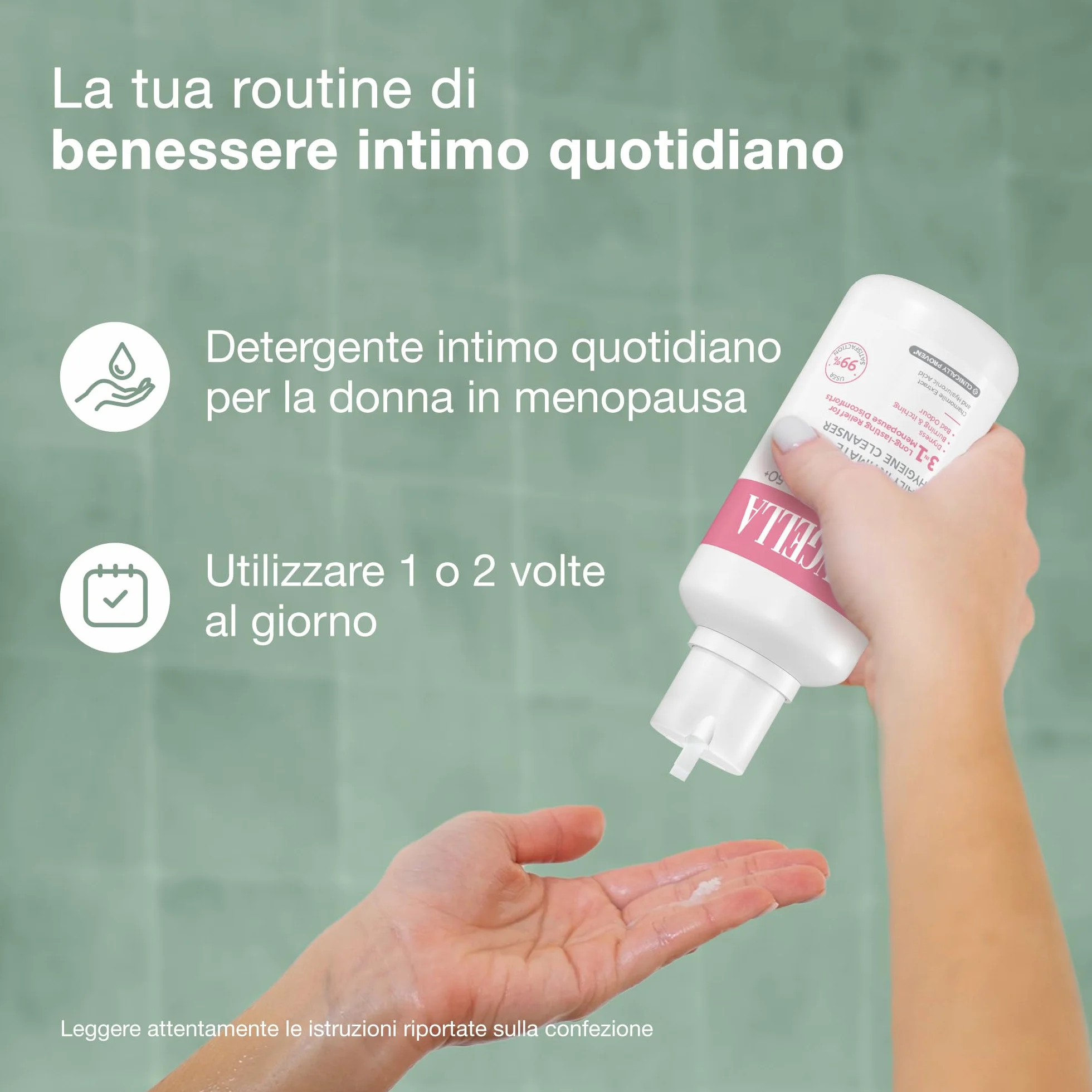 Saugella Poligyn Detergente Intimo Emolliente Antiprurito pH Neutro Camomilla Acido Lattico 750 ml