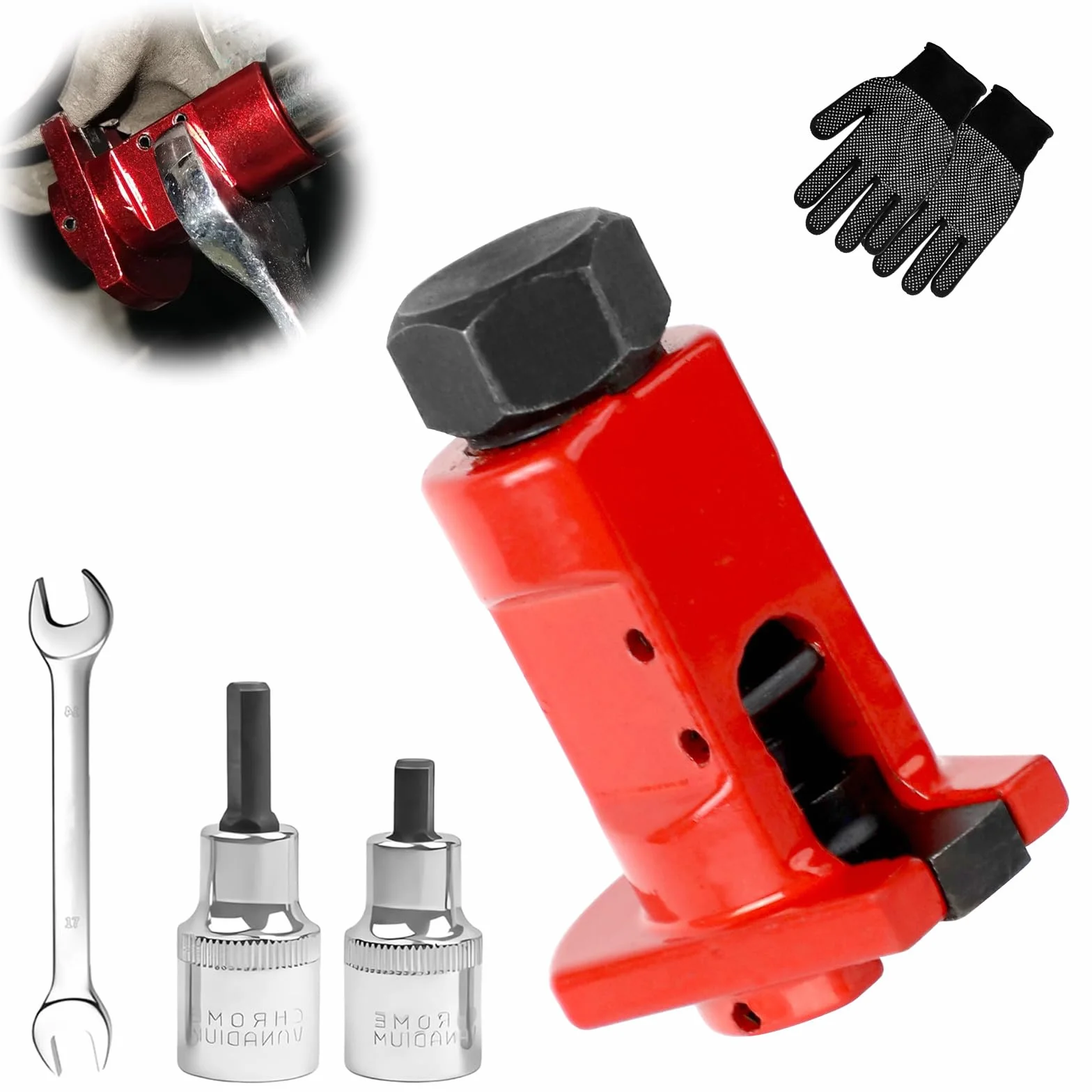 PRZRAO Strumenti per ammortizzatori,4 x Strumenti per Cuscinetti Ruota per la rimozione dell'ammortizzatore e la Manutenzione del Veicolo, Strumenti per ammortizzatori