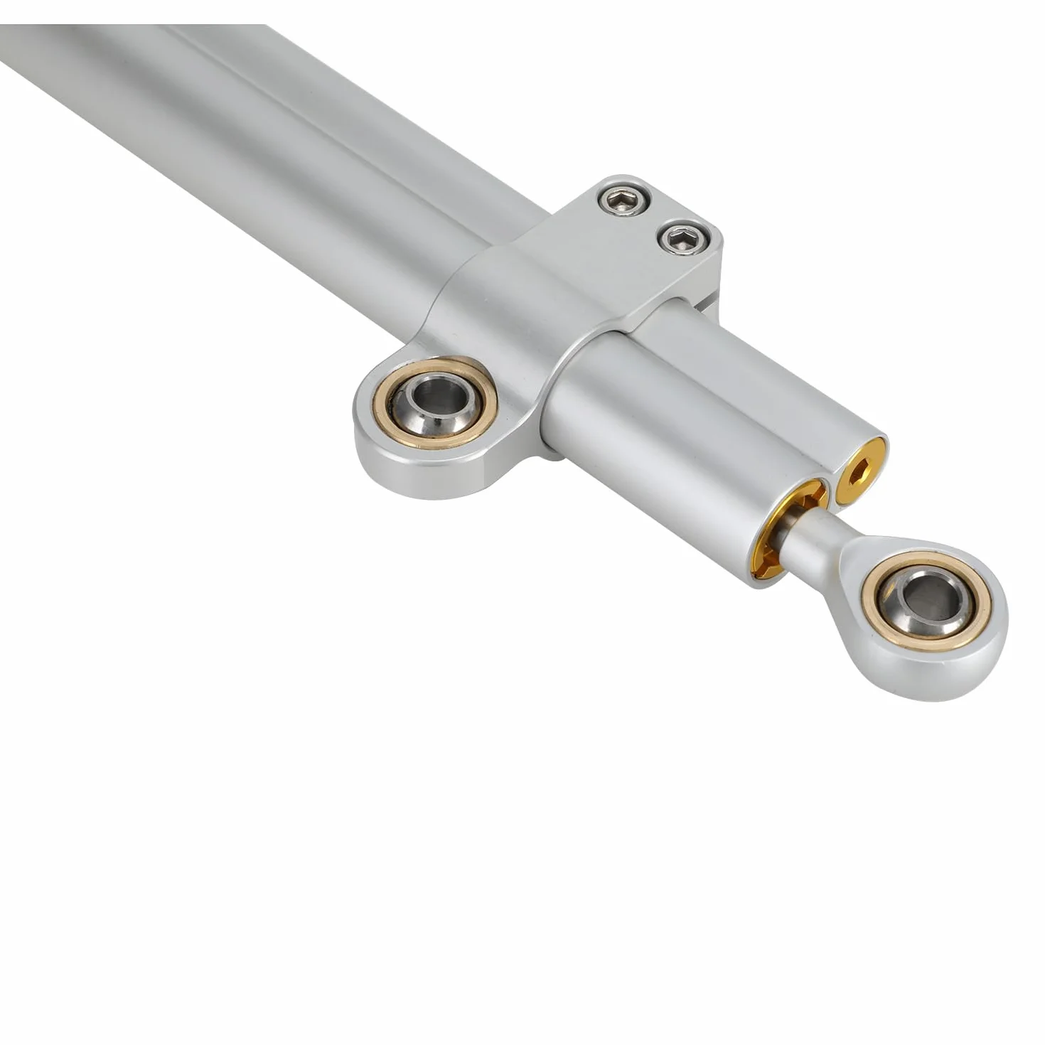Ammortizzatore stabilizzatore di sterzo per moto da 36cm/14.2 pollici, Ammortizzatore stabilizzatore di sterzo in lega di alluminio CNC per controllo di sicurezza e sterzo per la maggior parte