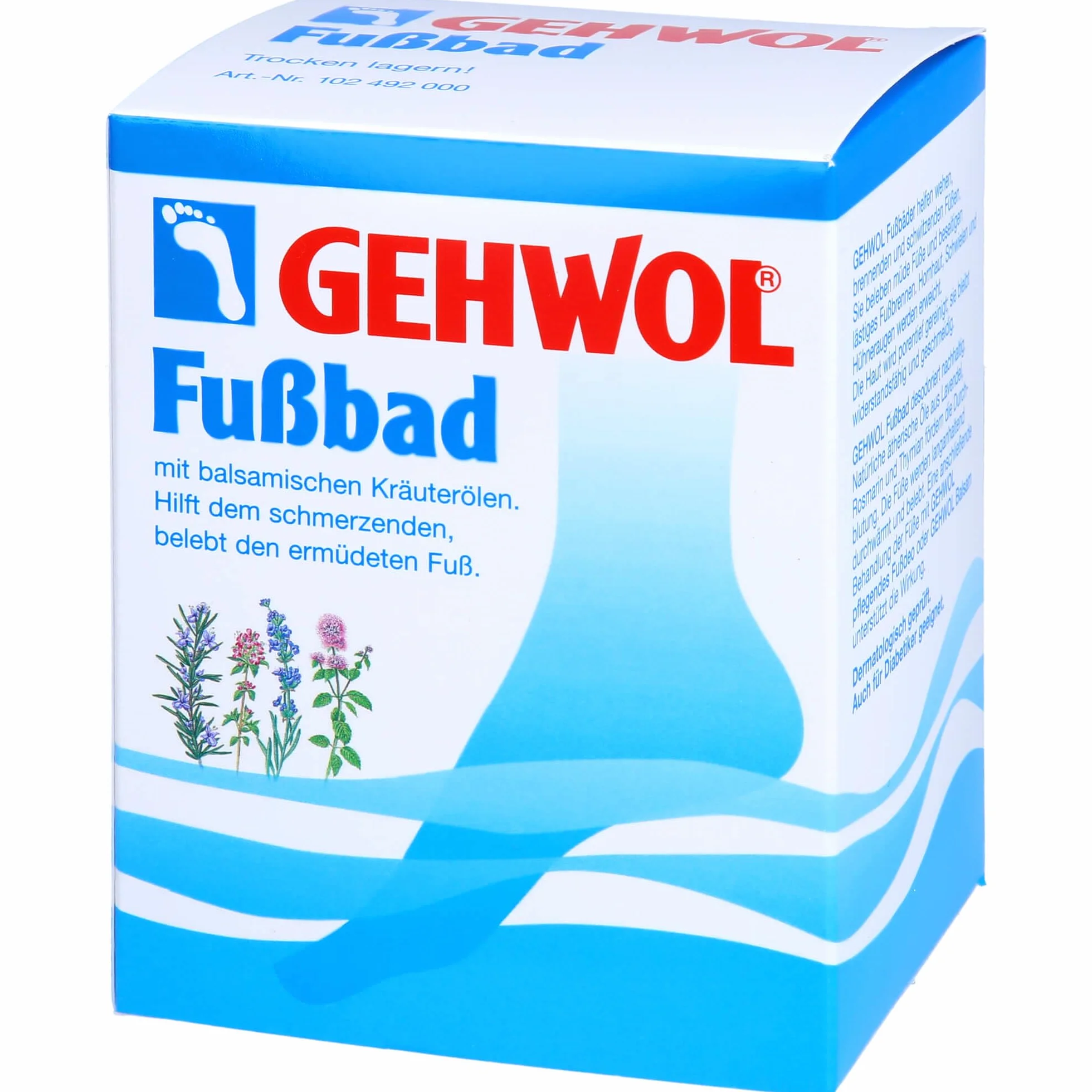 Gehwol Pediluvio bustina, 10 x 20g