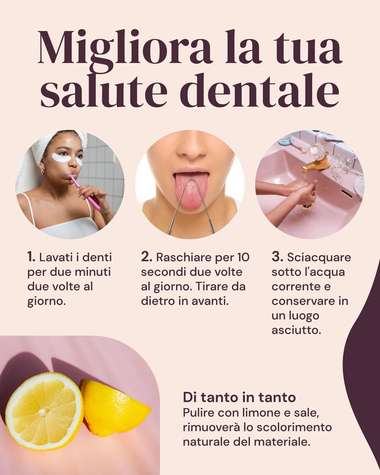 Raschietto per Lingua YogaMedic in Rame, Confezione da 2 - Elimina Alito Cattivo, Pulizia Profonda, Riutilizzabile con Custodia