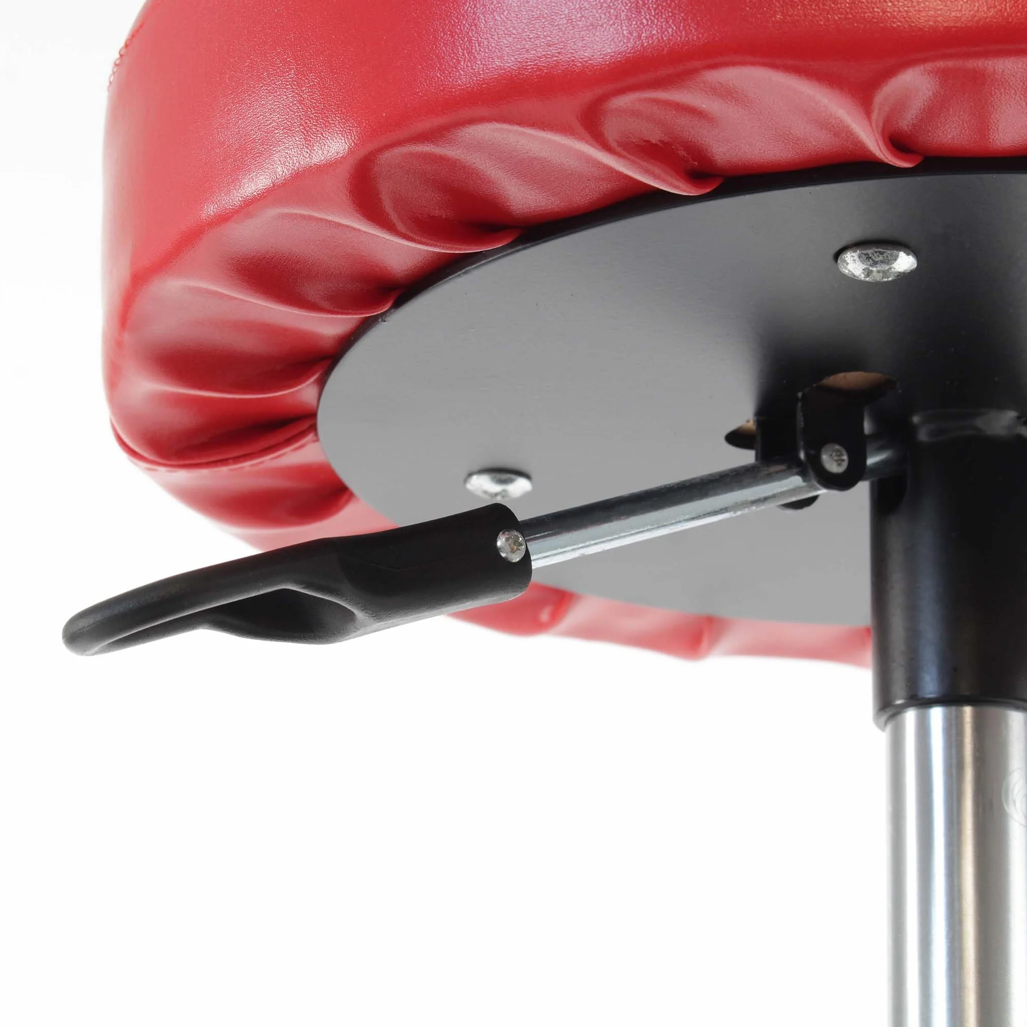 XPOtool Sgabello per Officina con rotelle e Altezza Regolabile, Sedile Girevole a 360°, Sgabello Mobile da Meccanico