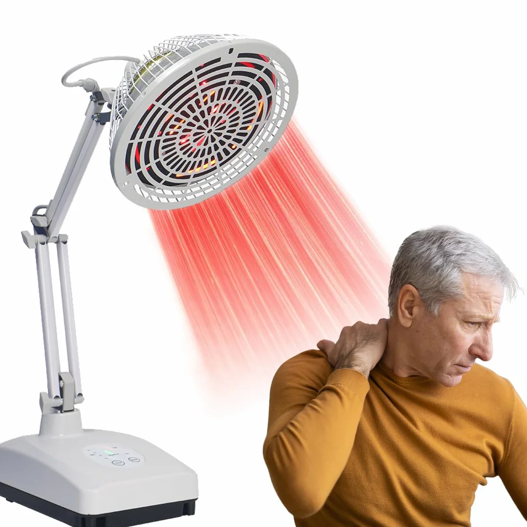 Lampada riscaldante a luce rossa 300W infrarossi con timer regolabile TDP per schiena spalle ginocchia collo
