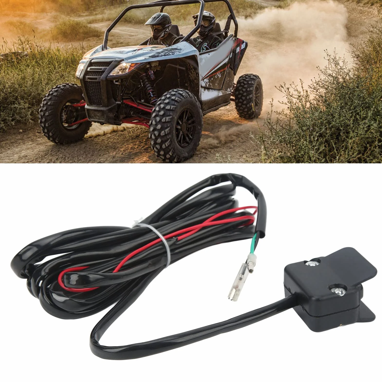 Kit Interruttore per Argano ATV, Linea di Controllo Supporto Manubrio 3 Metri