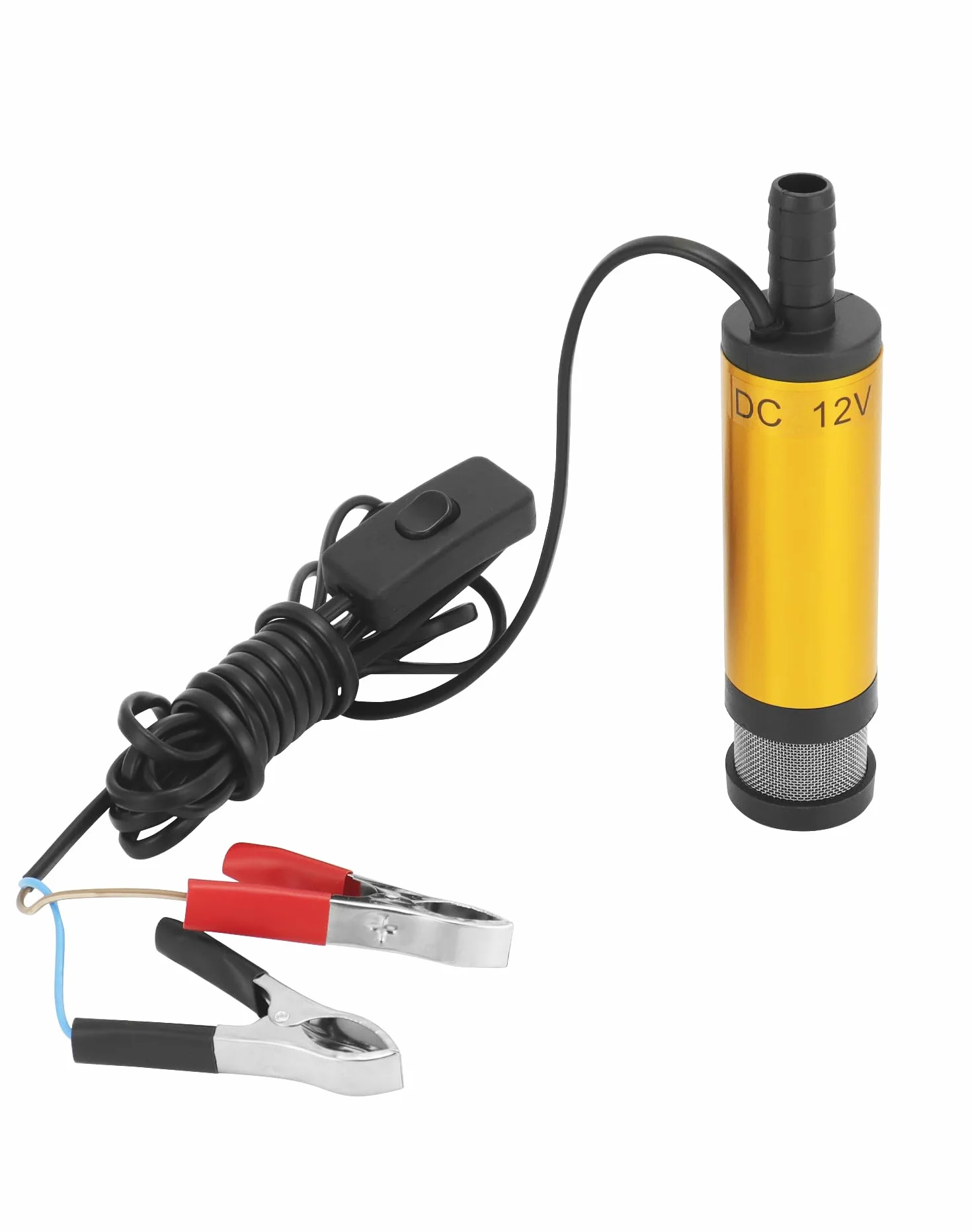Pompa acqua 12V 38MM acciaio inossidabile cavo 3M per diesel cherosene