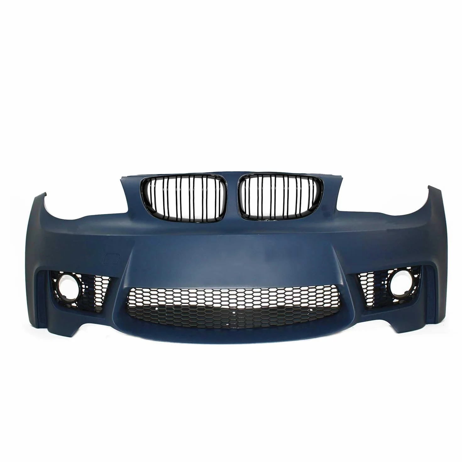 JOM Frontstoßstange BMW E81 E82 E87 E88 2004-2013 Doppelrippen Grill Nero