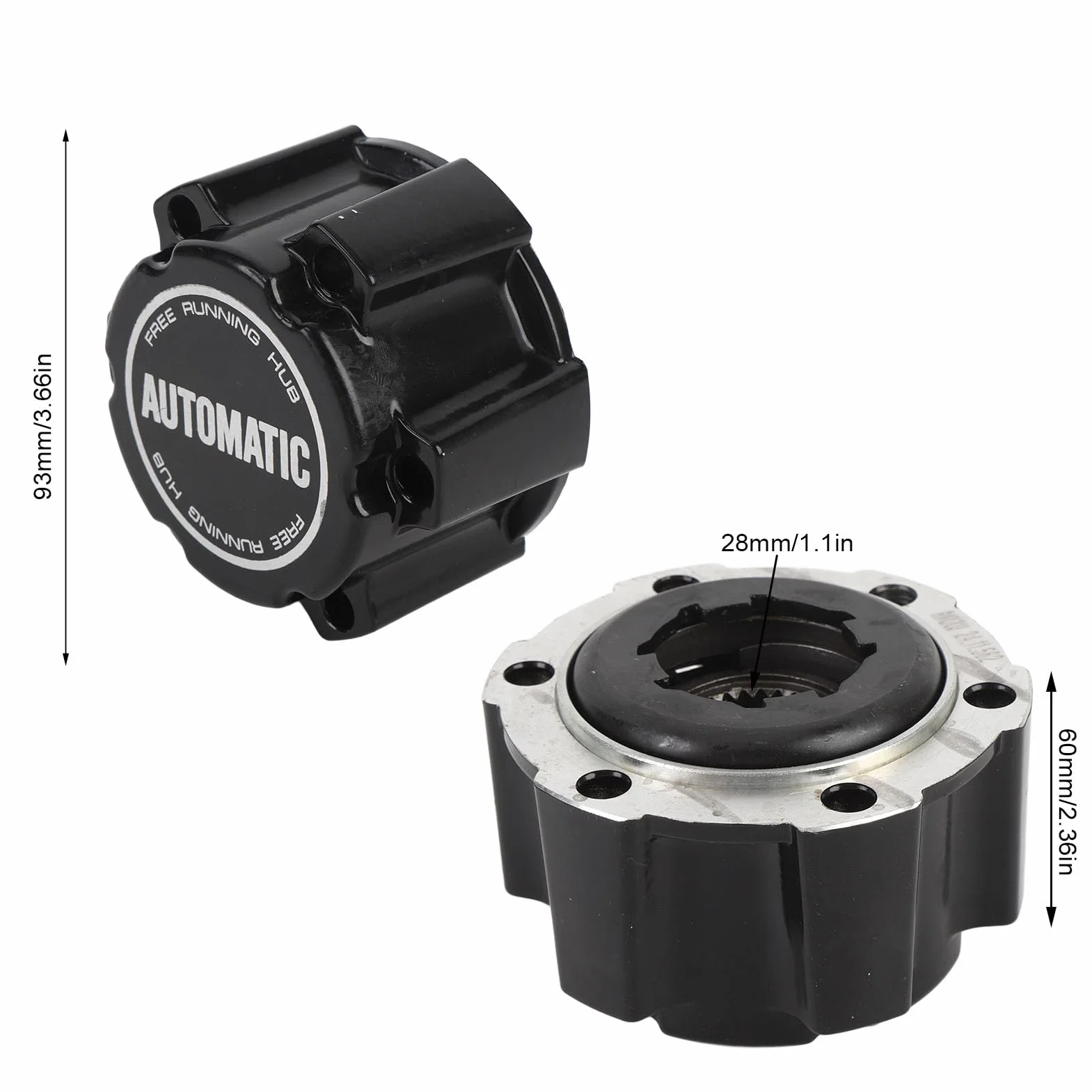 Blocco del della Ruota in Esecuzione 402601S700 28 SPLINE Sostituzione di Ammortizzatori in Metallo Ad Alta Durezza per la Frontiera X-Terra D22 2.4 3.3L HL B018 1