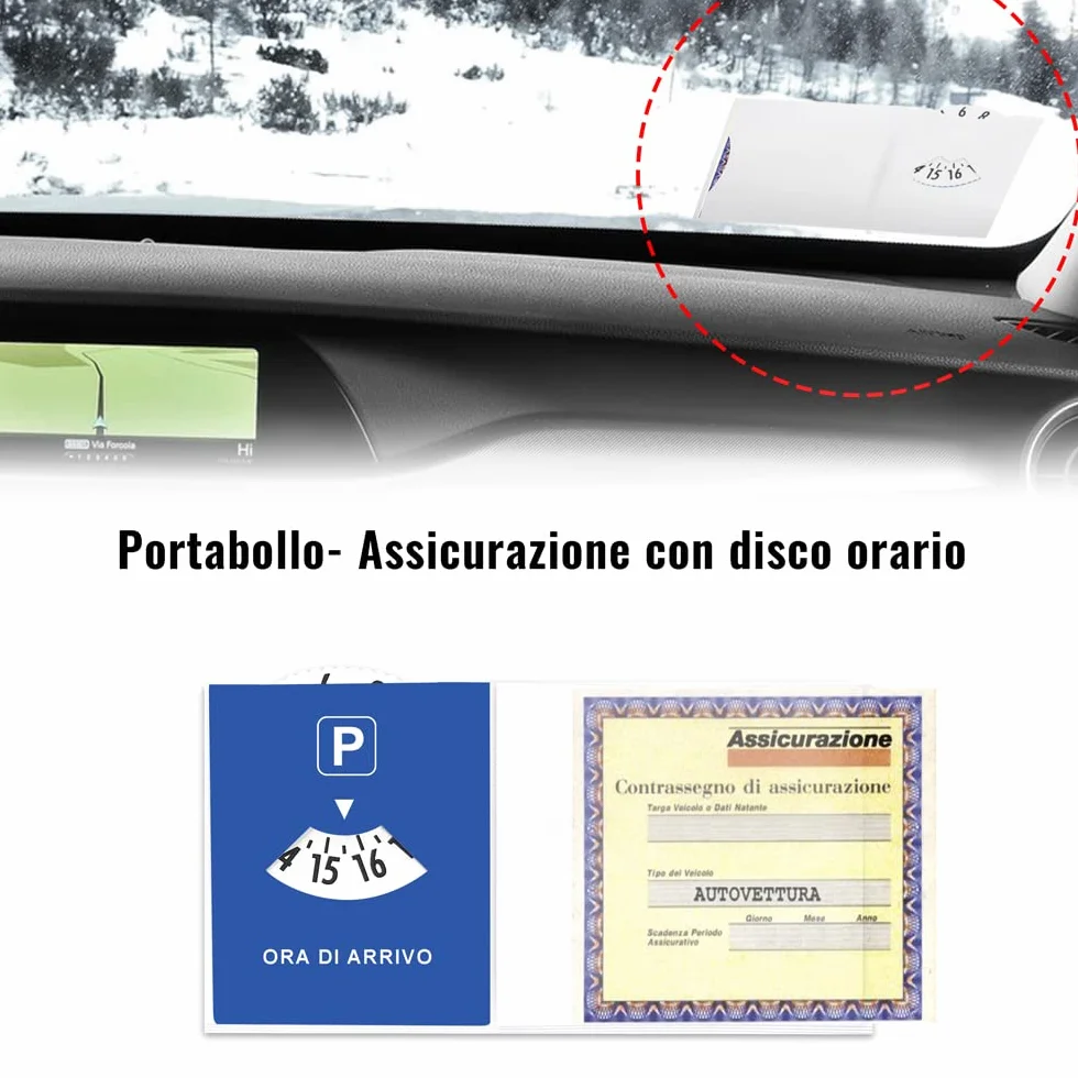 Quattroerre 1605 Portabollo con Disco Orario