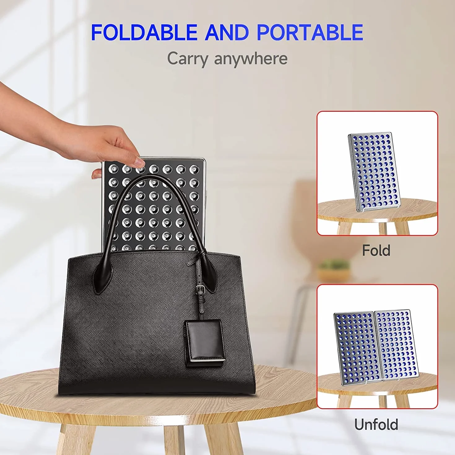 Lampada Abbronzante 24W Solare con Protezione Occhi 182 LED Temporizzato per Viso e Corpo
