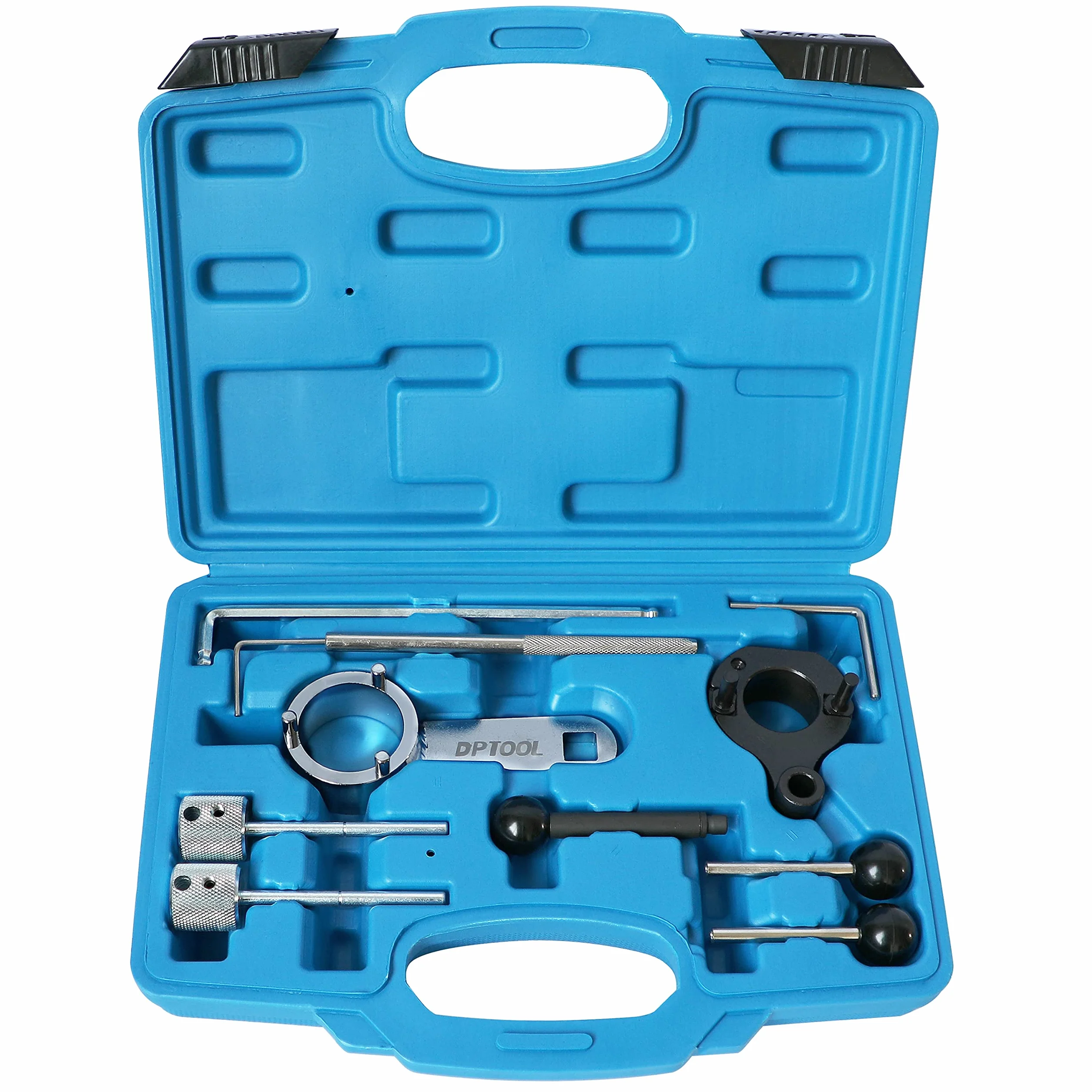 DPTOOL Attrezzo di Regolazione del Motore, Strumento Cinghia dentata Albero a camme per VW Audi Seat Skoda 1.4 1.6 2.0 TDI Common Rail Diesel Motore sostituire T10265 T10060A 3359 T10051 T10490 T10264