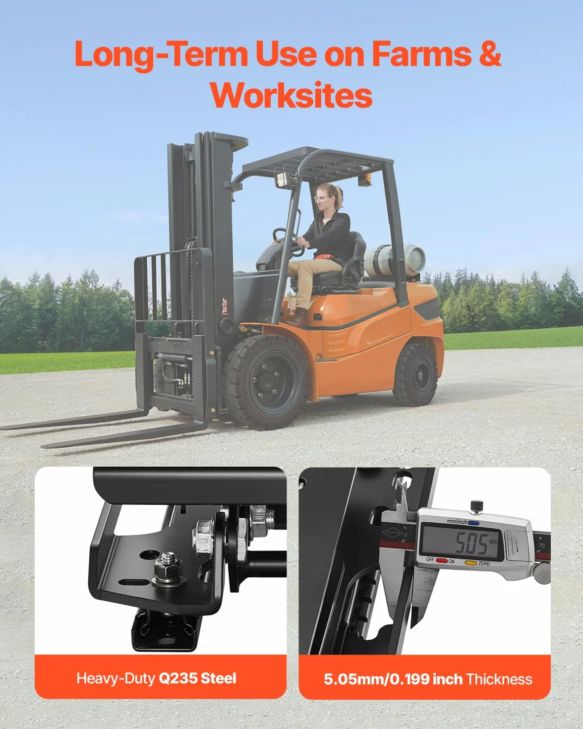 VEVOR Kit di Sospensione del Sedile con Binario Scorrevole, Sospensione Universale del Sedile ad Aria per Tosaerba a Raggio di Sterzata Zero, Regolabile 150 mm Avanti a Indietro, per Bulldozer, Nero