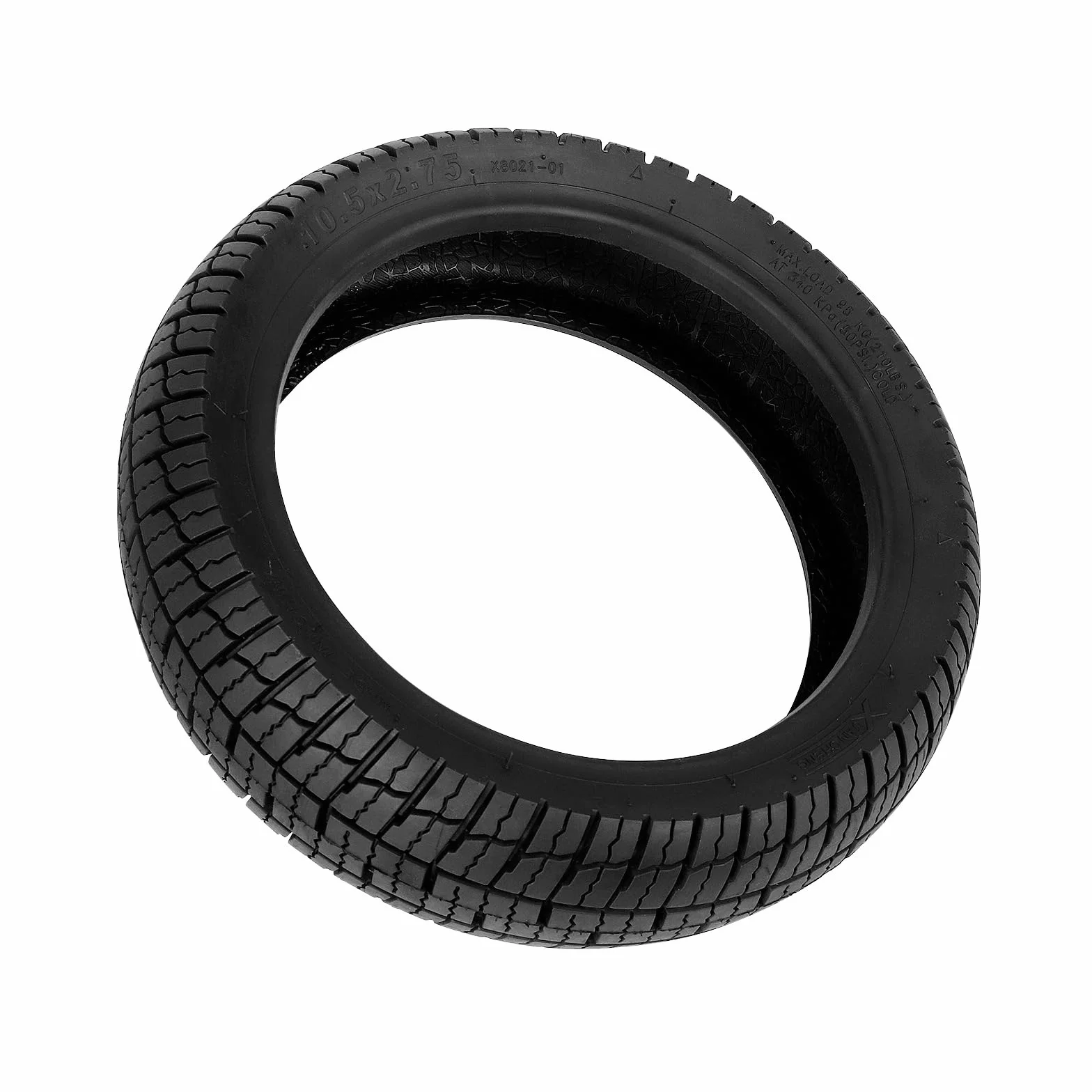 10,5 x 2,75 pneumatici tubeless per scooter elettrico Segway Ninebot P65 P100 P100su, pneumatici di ricambio da 10 pollici, pneumatici senza tubo, in gomma antiscivolo anteriore e posteriore, ruote di